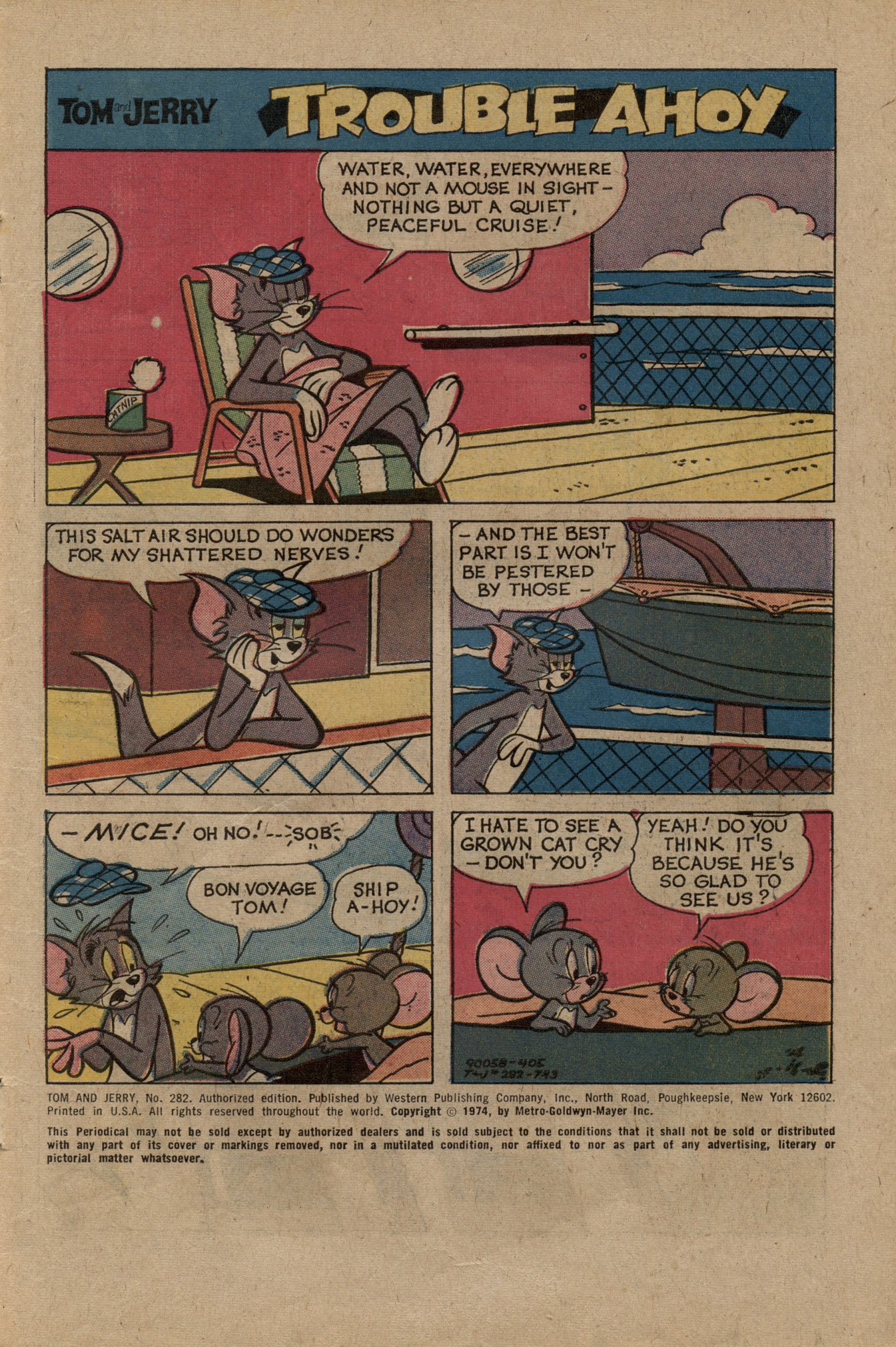 Read online Tom and Jerry comic -  Issue #282 - 3