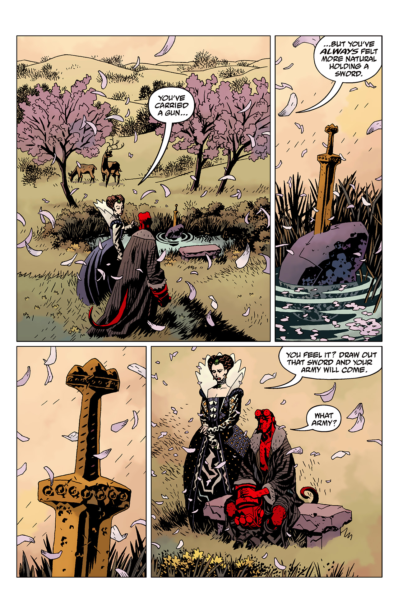 Read online Hellboy: The Wild Hunt comic -  Issue #6 - 12