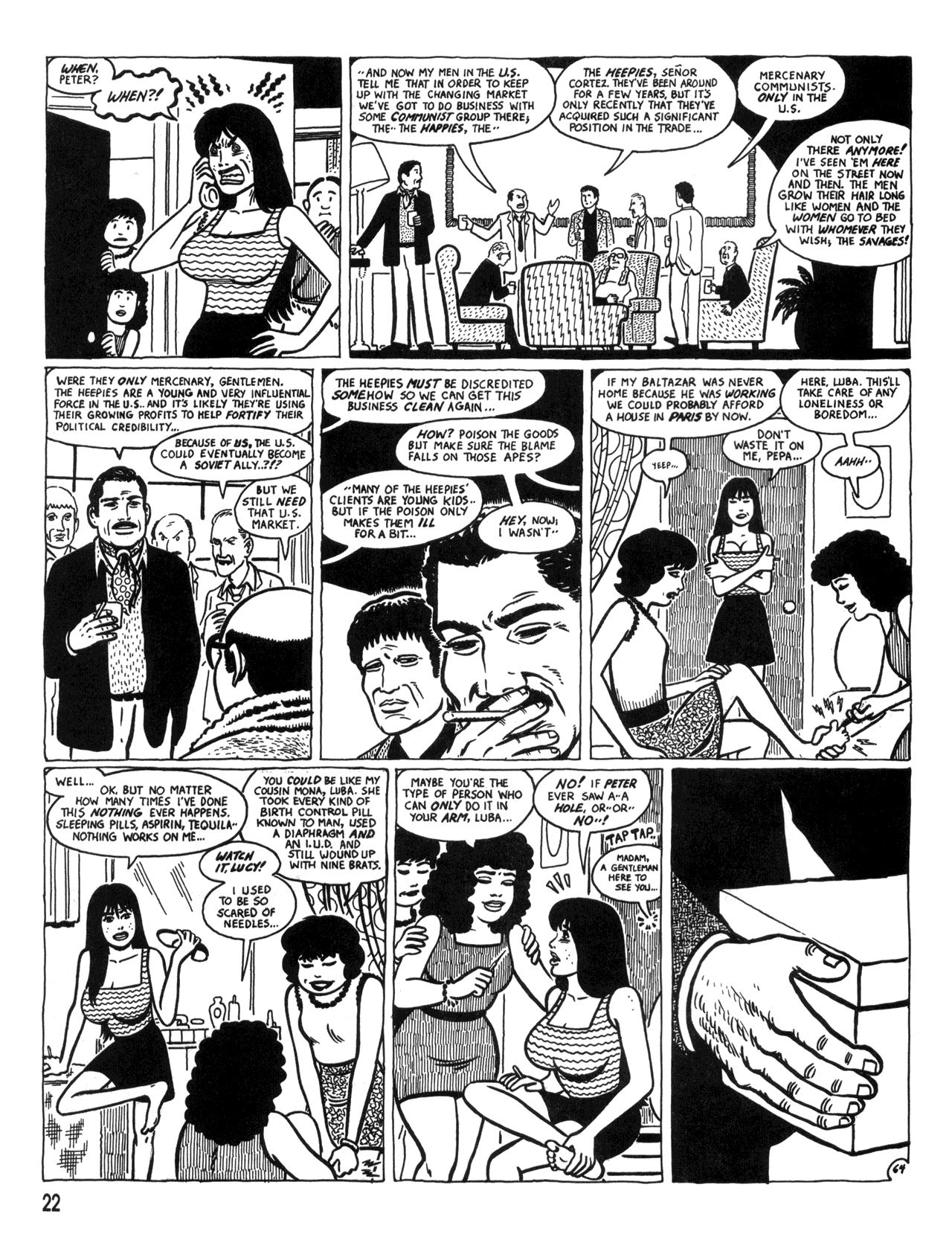 Read online Love and Rockets (1982) comic -  Issue #33 - 24
