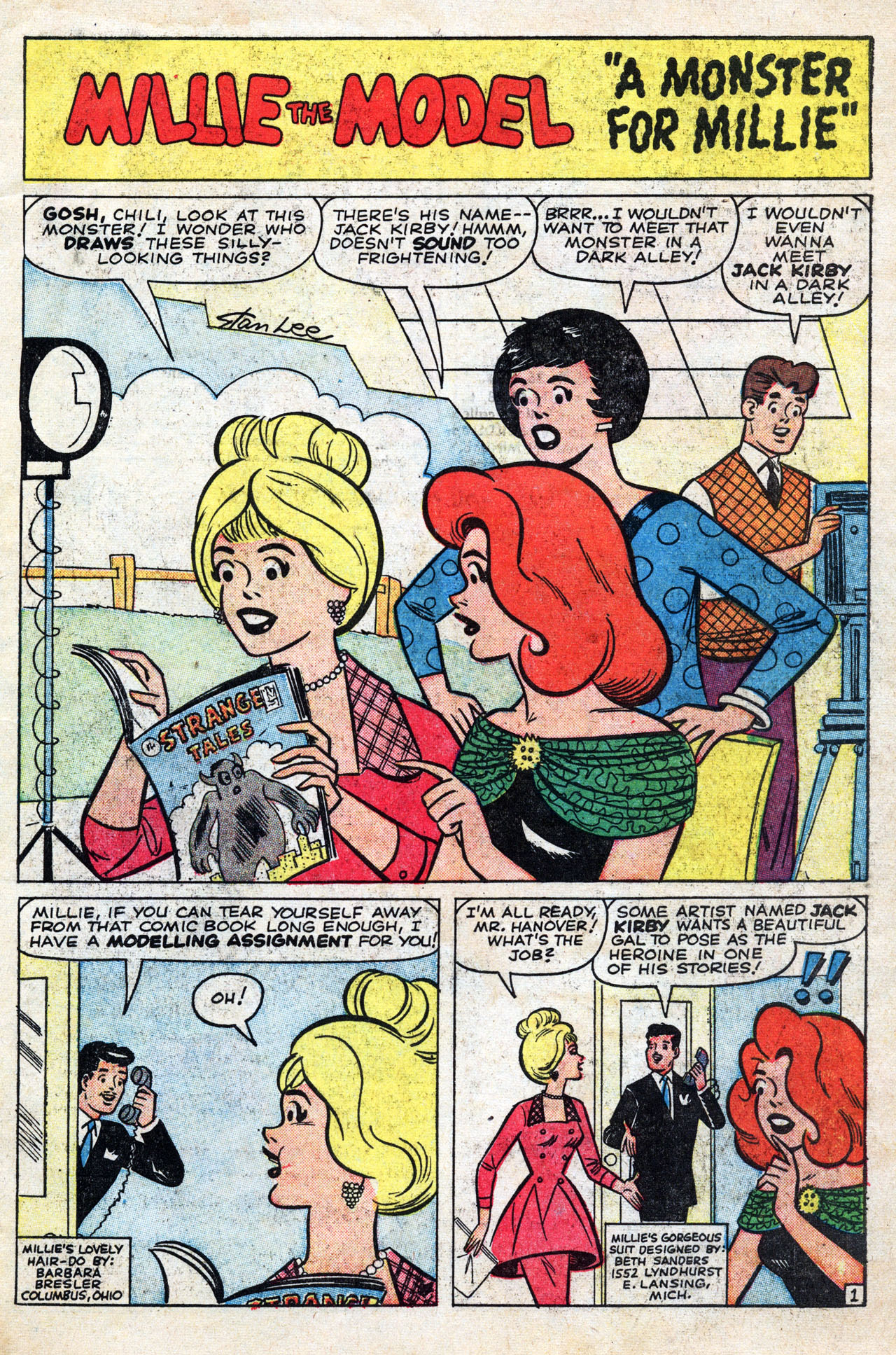 Read online Millie the Model comic -  Issue #107 - 3