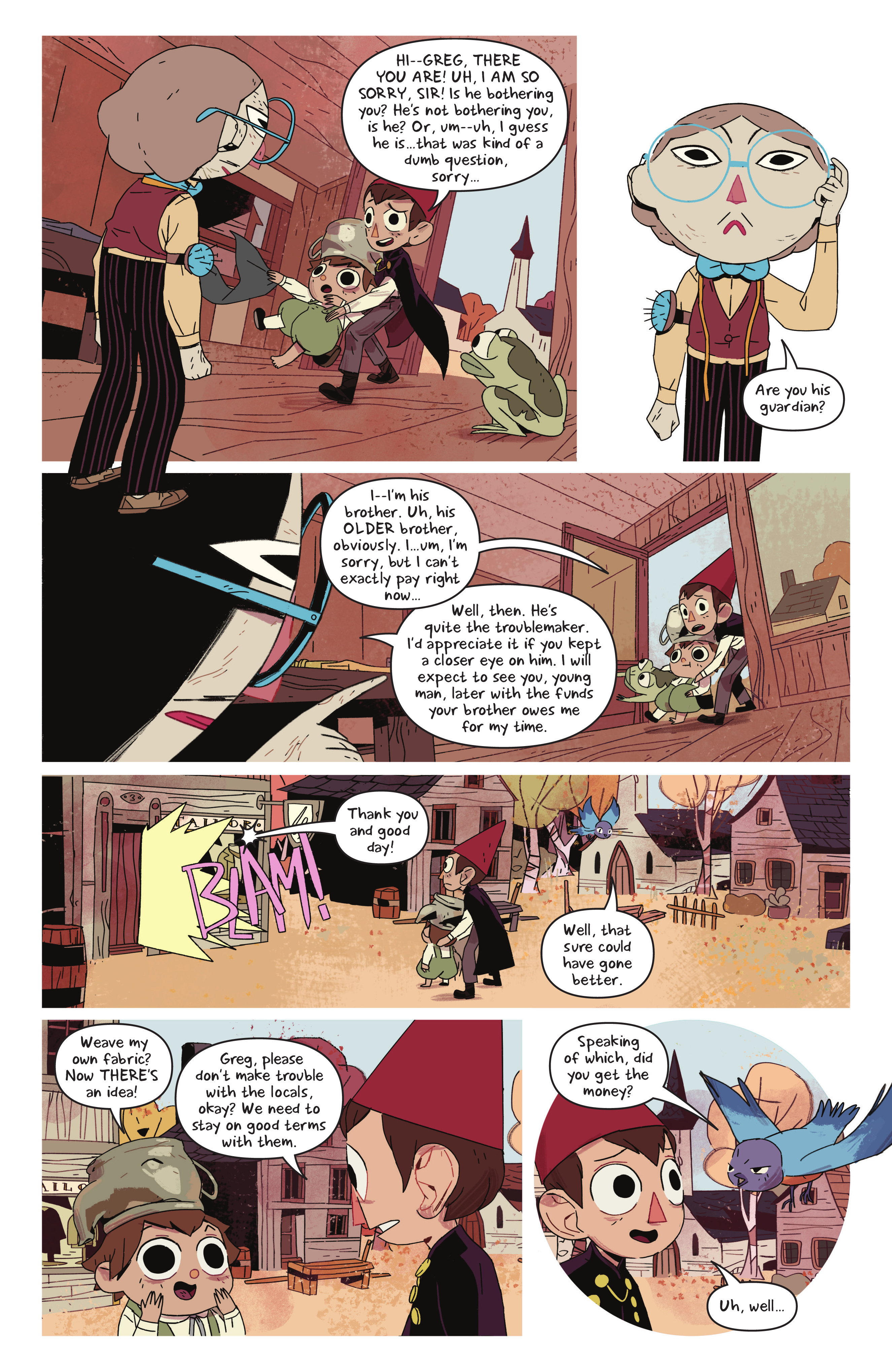 Read online Over the Garden Wall: Hollow Town comic -  Issue # TPB - 31