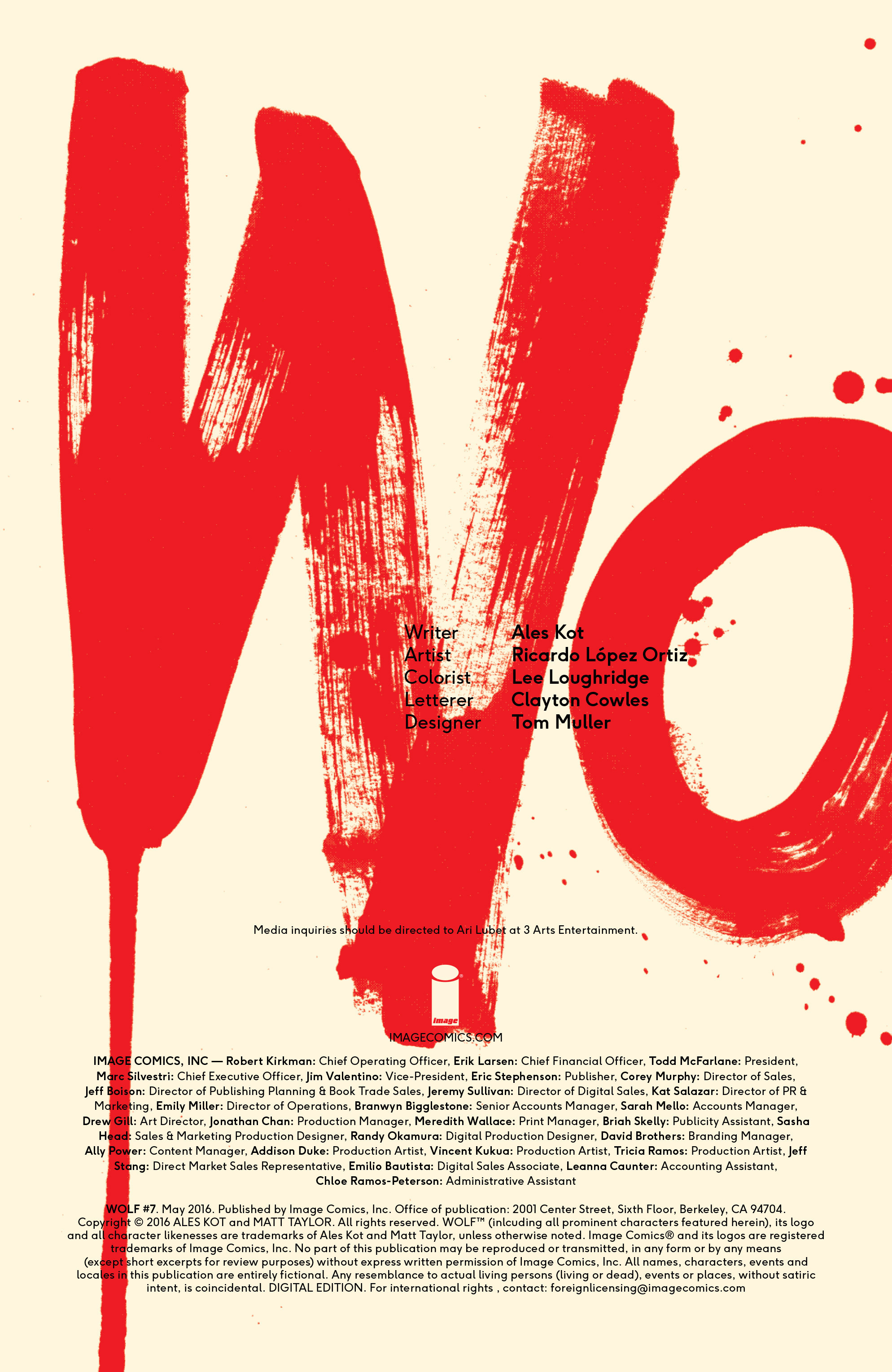 Read online Wolf (2015) comic -  Issue #7 - 2