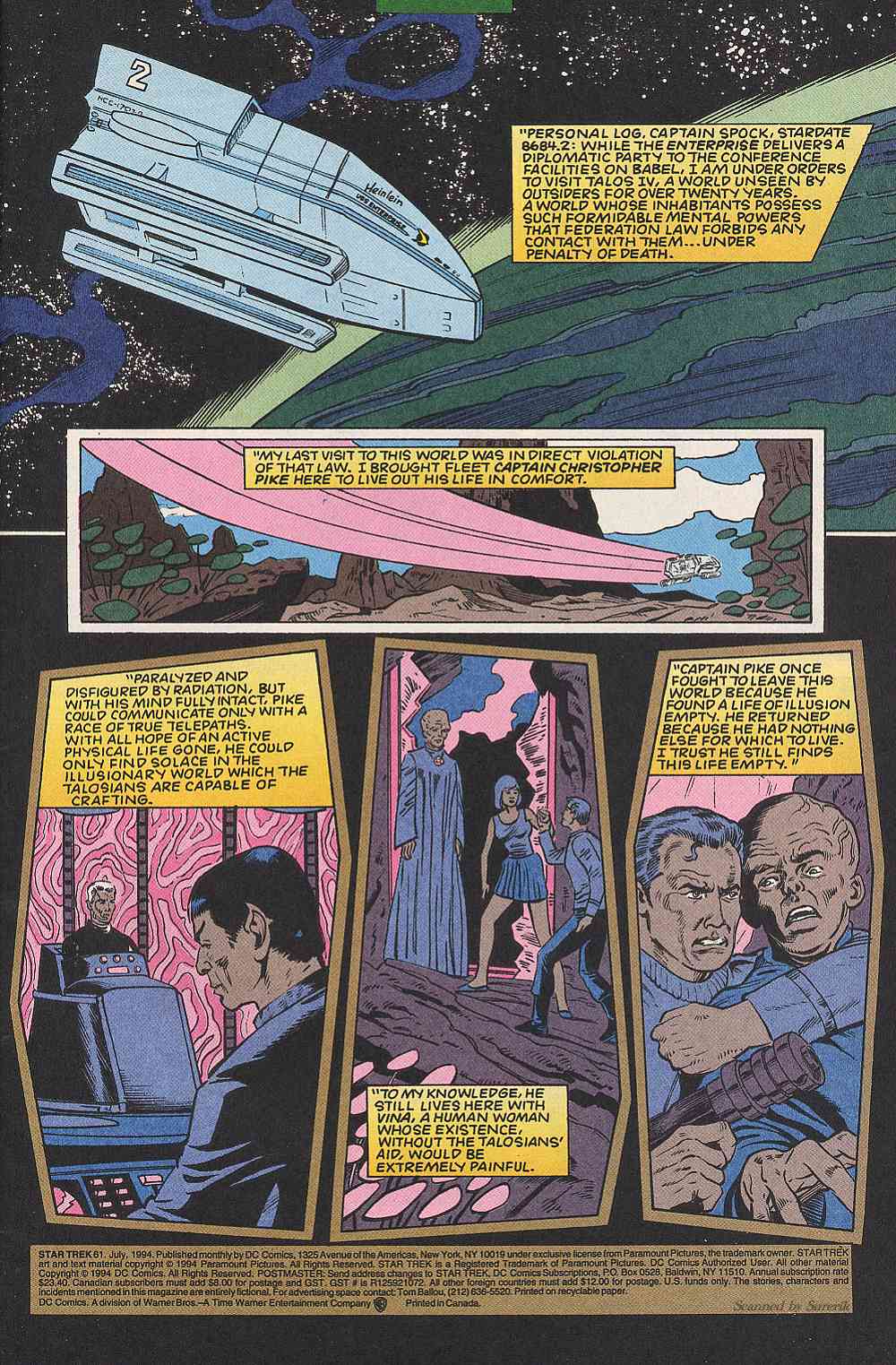 Read online Star Trek (1989) comic -  Issue #61 - 2