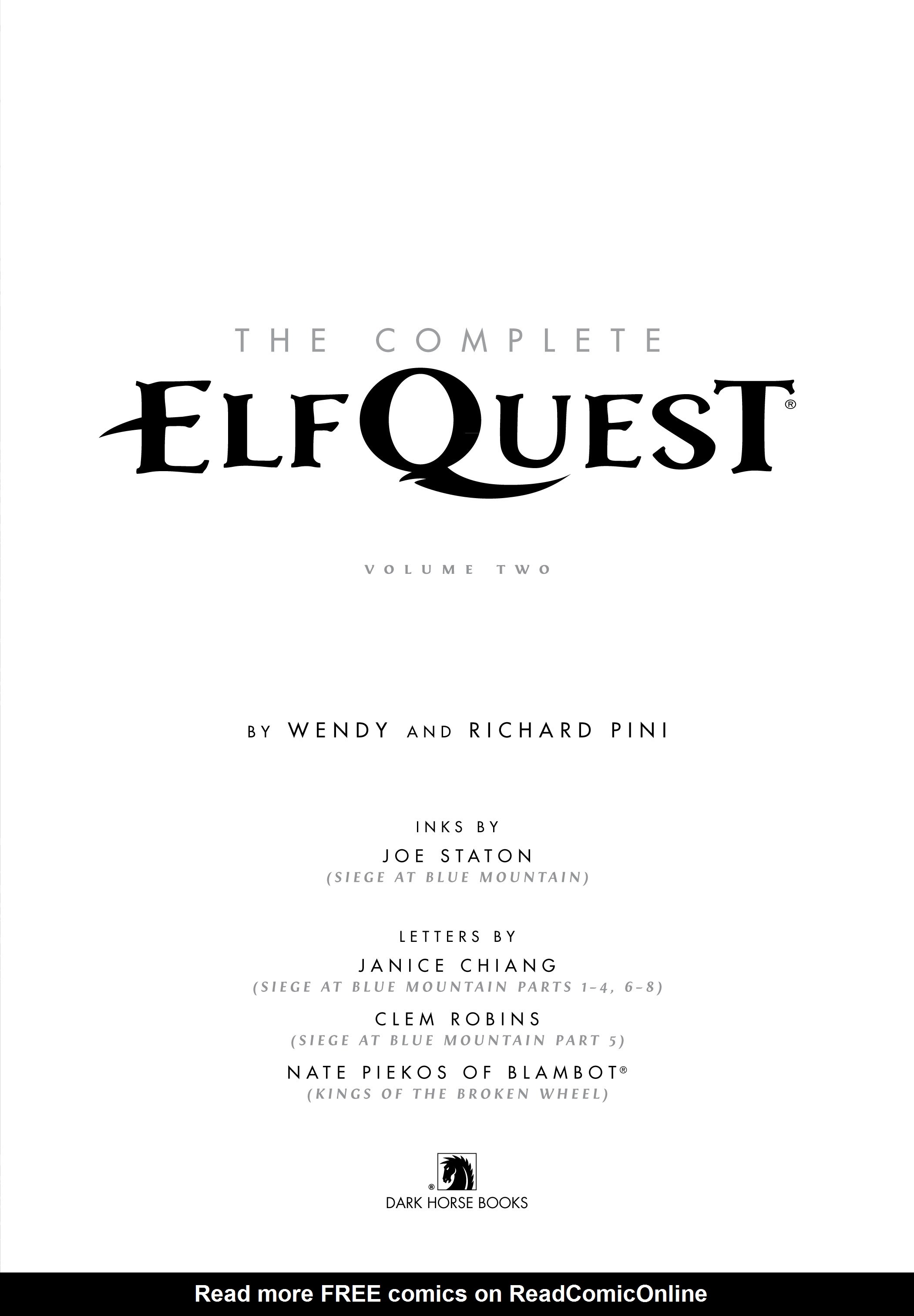 Read online The Complete ElfQuest comic -  Issue # TPB 2 (Part 1) - 4