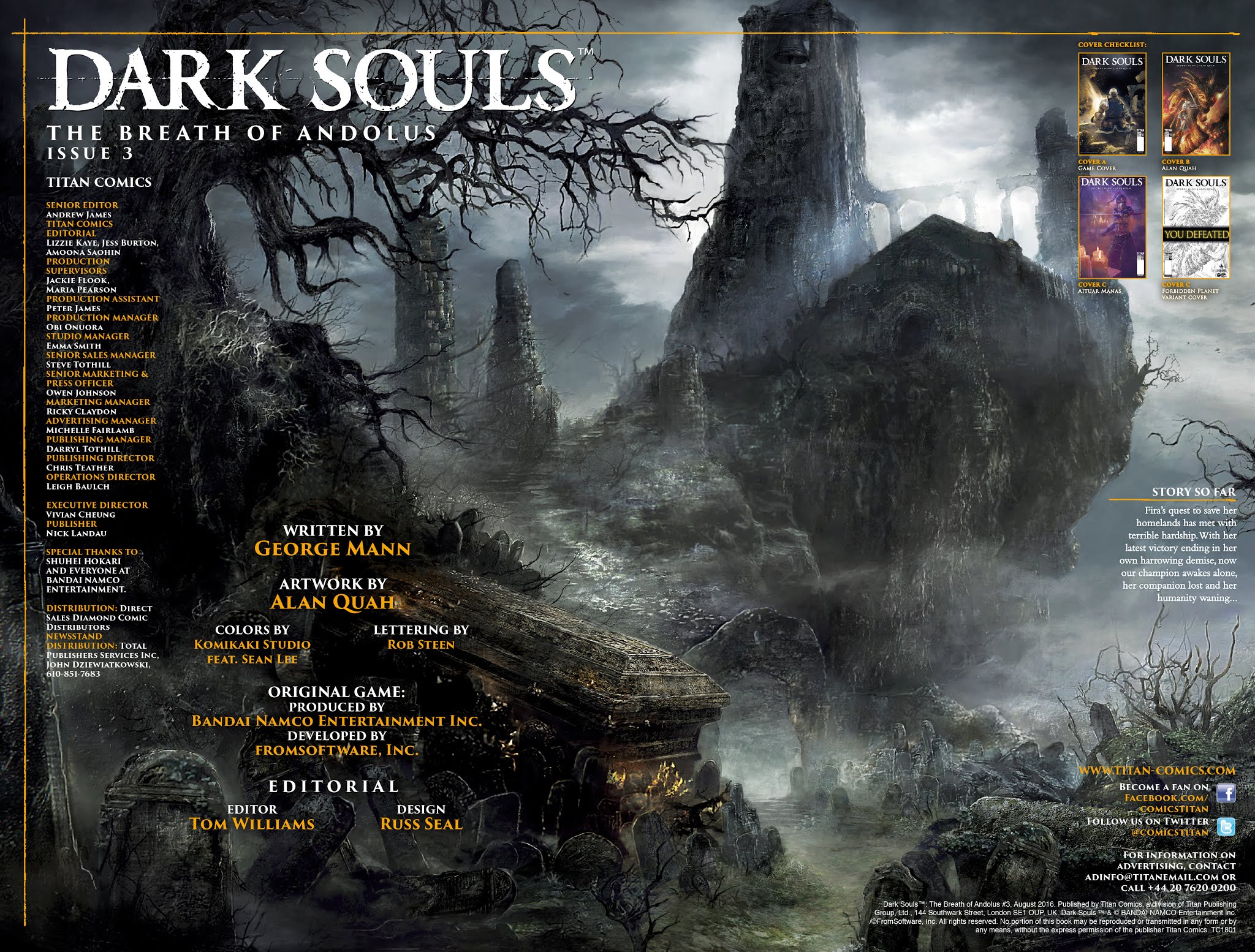 Read online Dark Souls: The Breath of Andolus comic -  Issue #3 - 2
