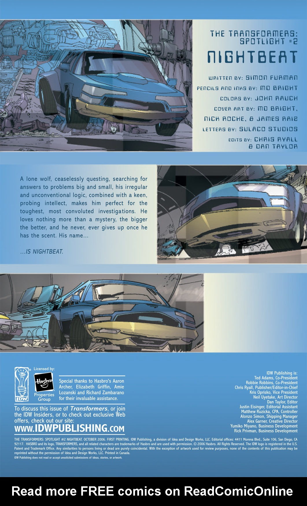 Read online The Transformers: Spotlight comic -  Issue #2 - 2