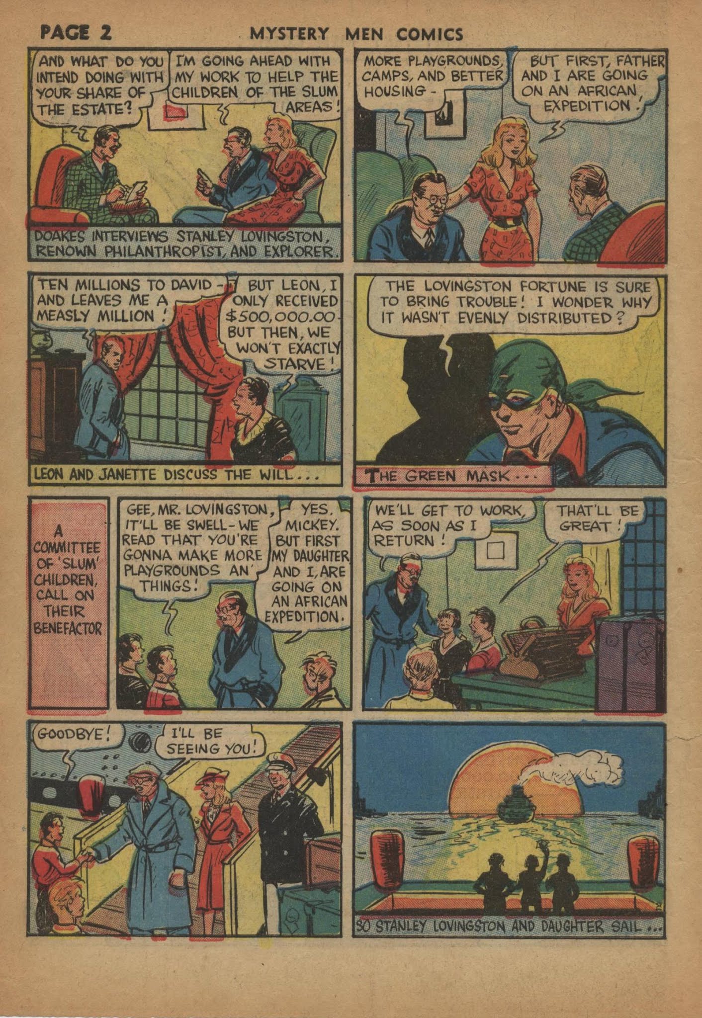 Read online Mystery Men Comics comic -  Issue #5 - 4