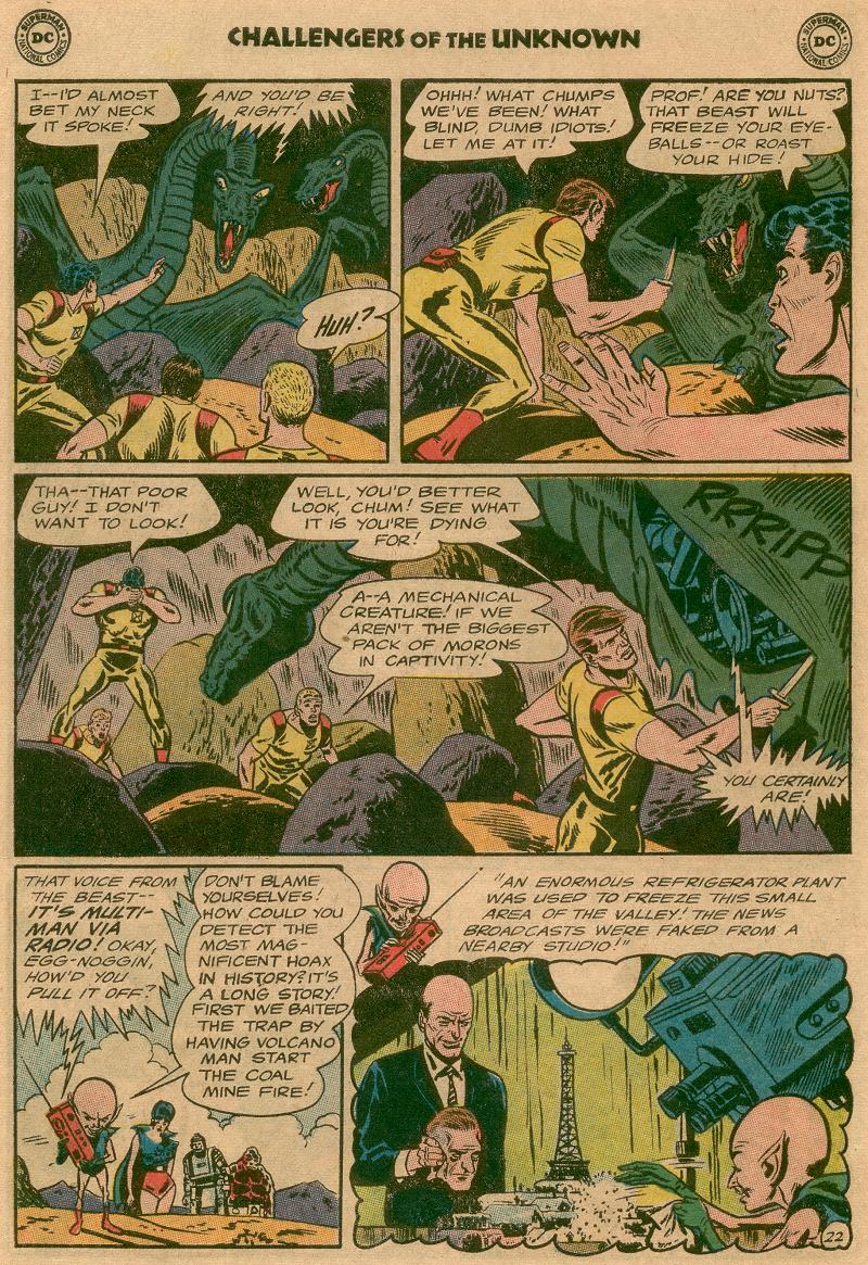 Read online Challengers of the Unknown (1958) comic -  Issue #45 - 27