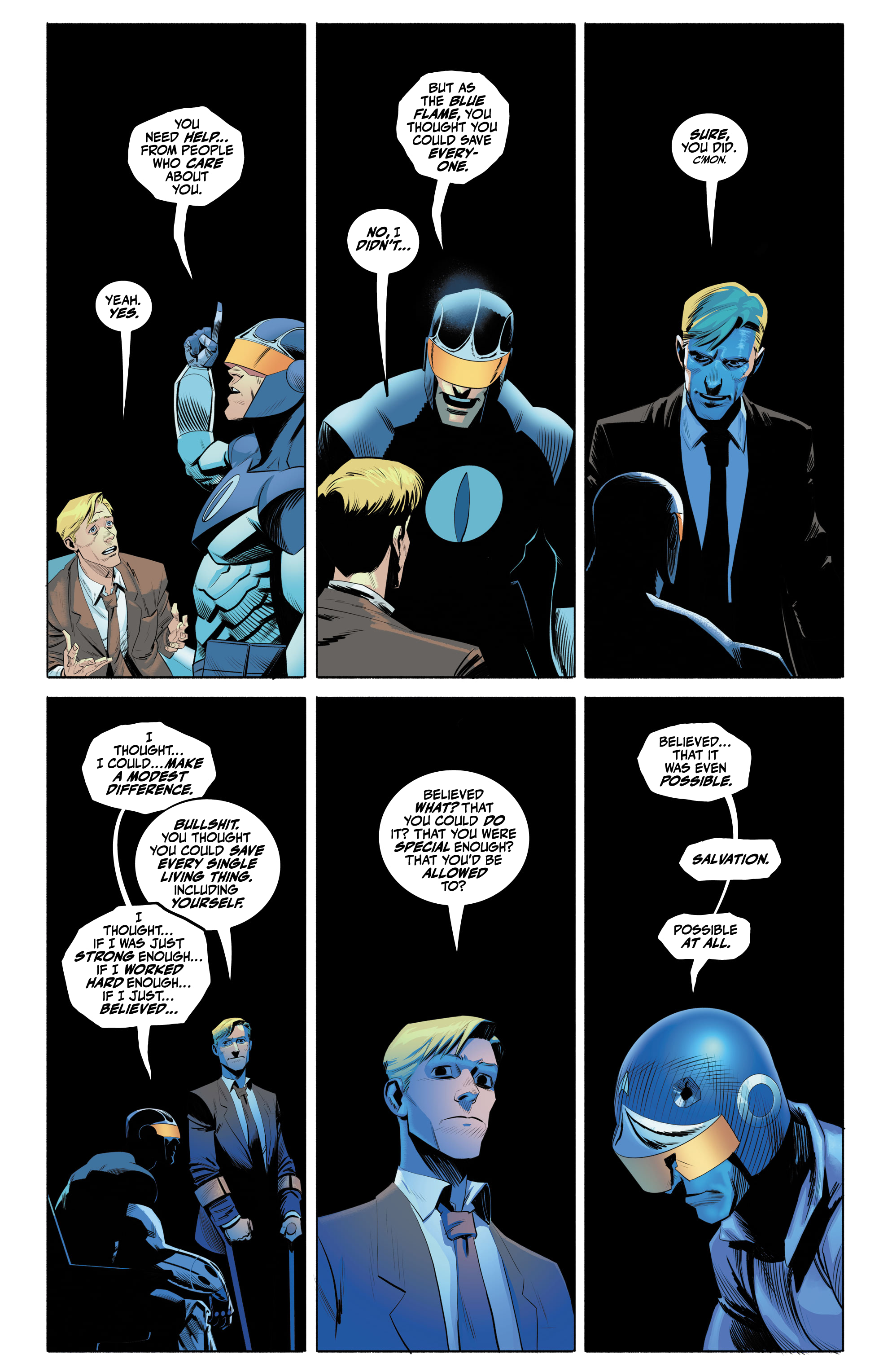 Read online The Blue Flame comic -  Issue #10 - 16