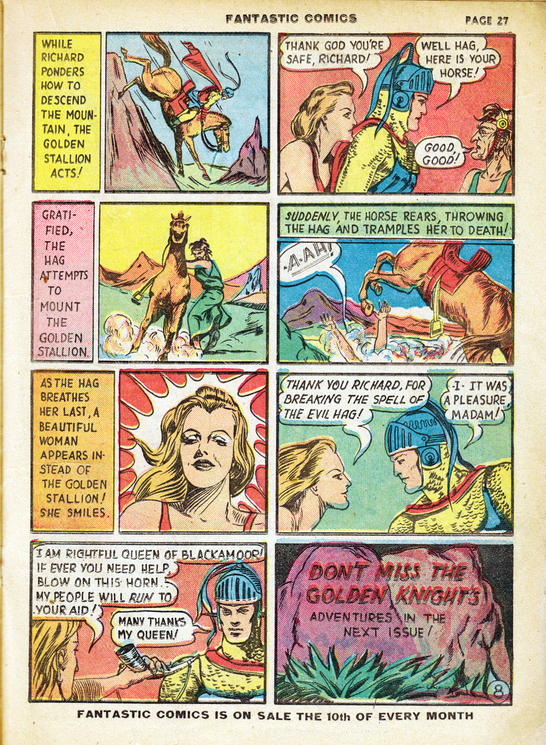 Read online Fantastic Comics comic -  Issue #7 - 29