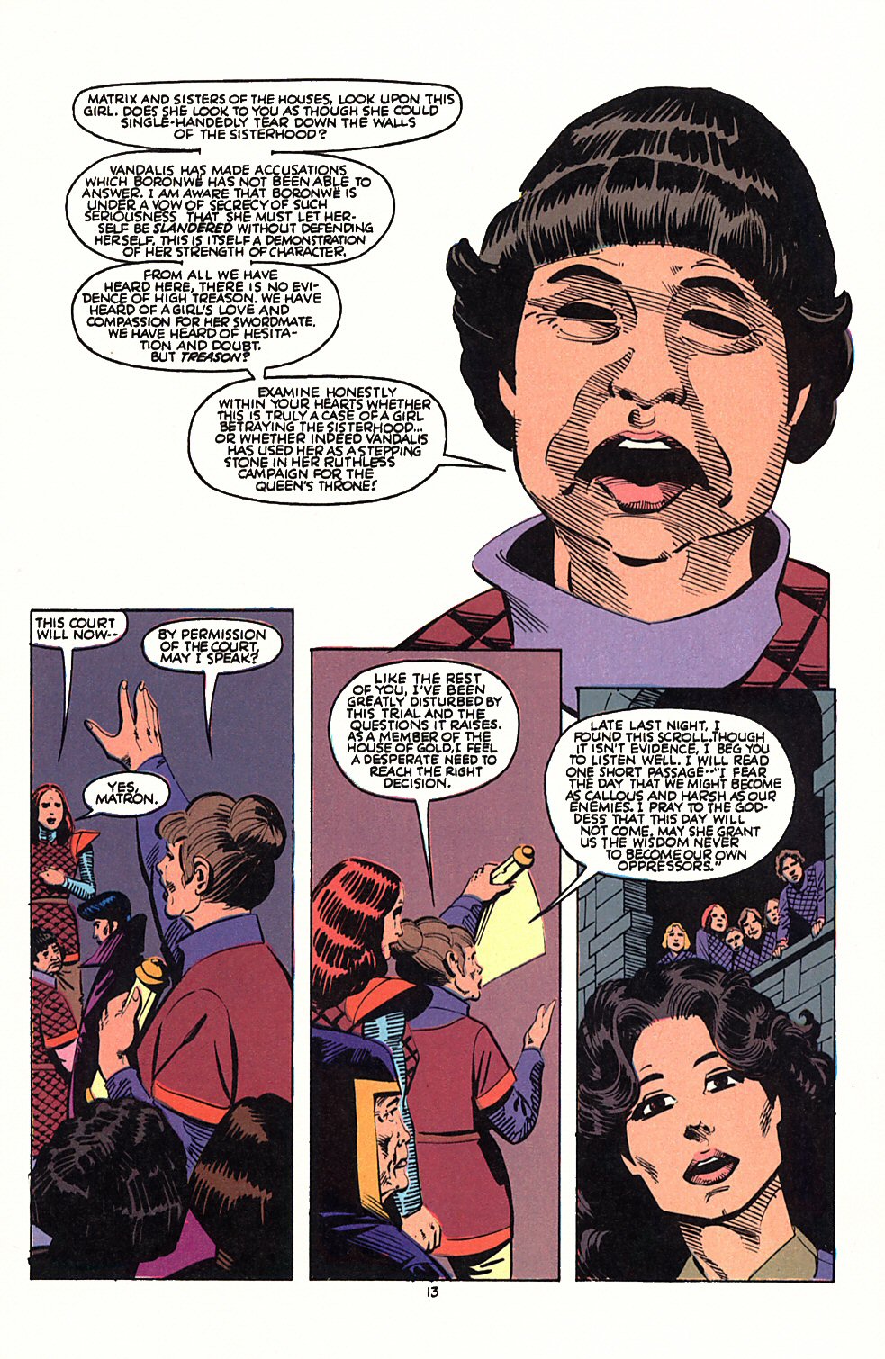 Read online Sisterhood of Steel comic -  Issue #8 - 14