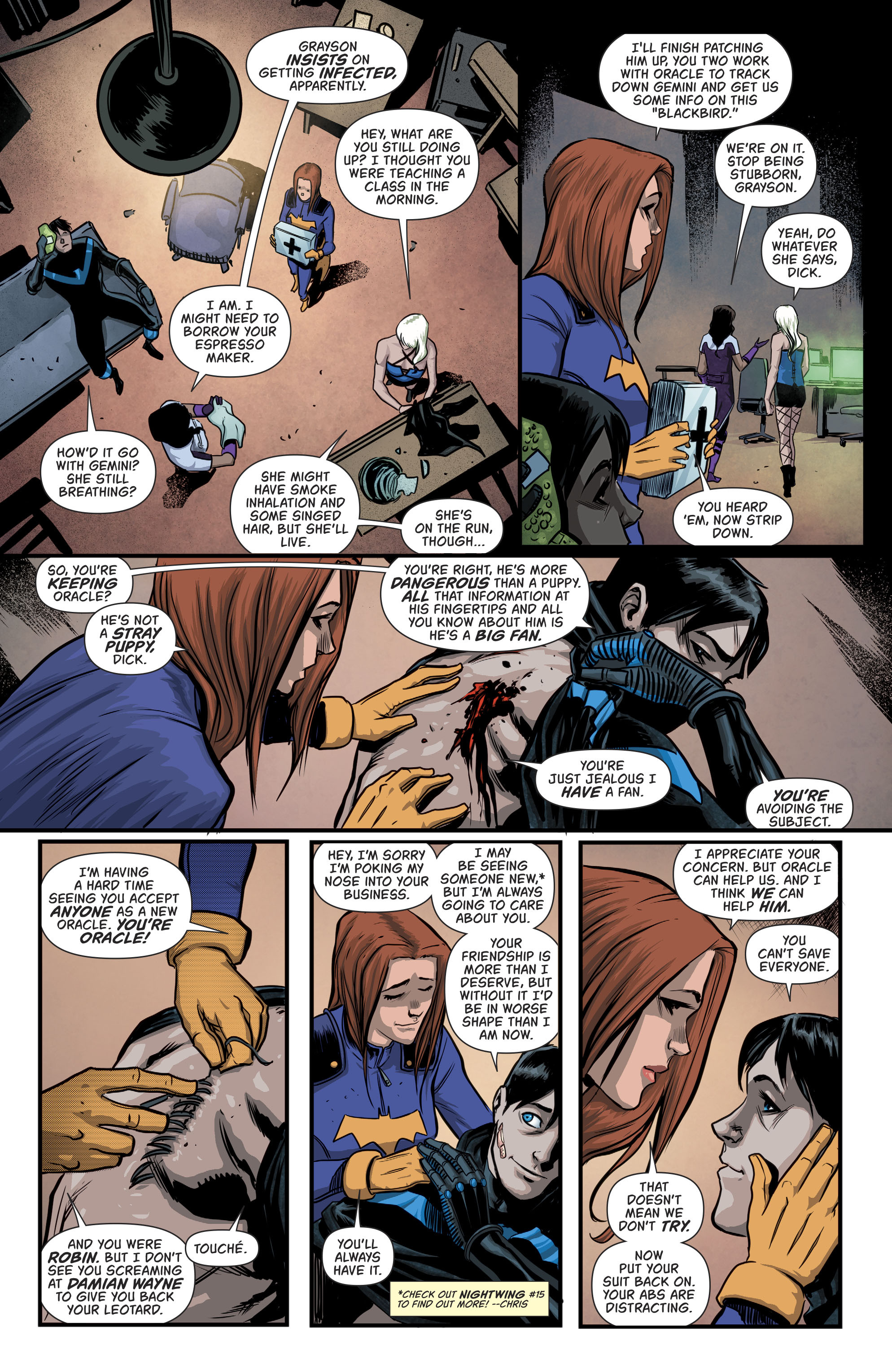 Read online Batgirl and the Birds of Prey comic -  Issue #8 - 14