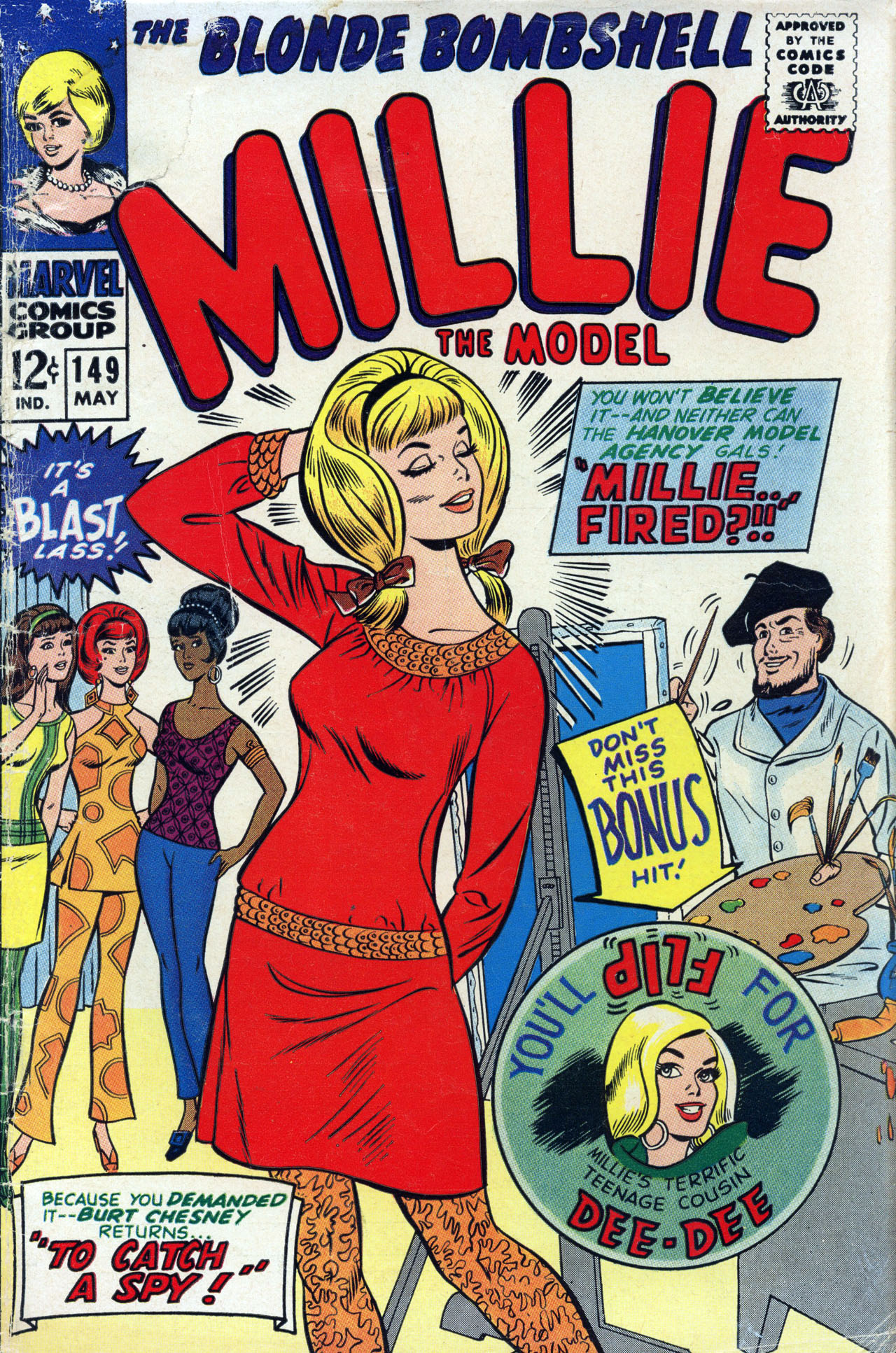 Read online Millie the Model comic -  Issue #149 - 1