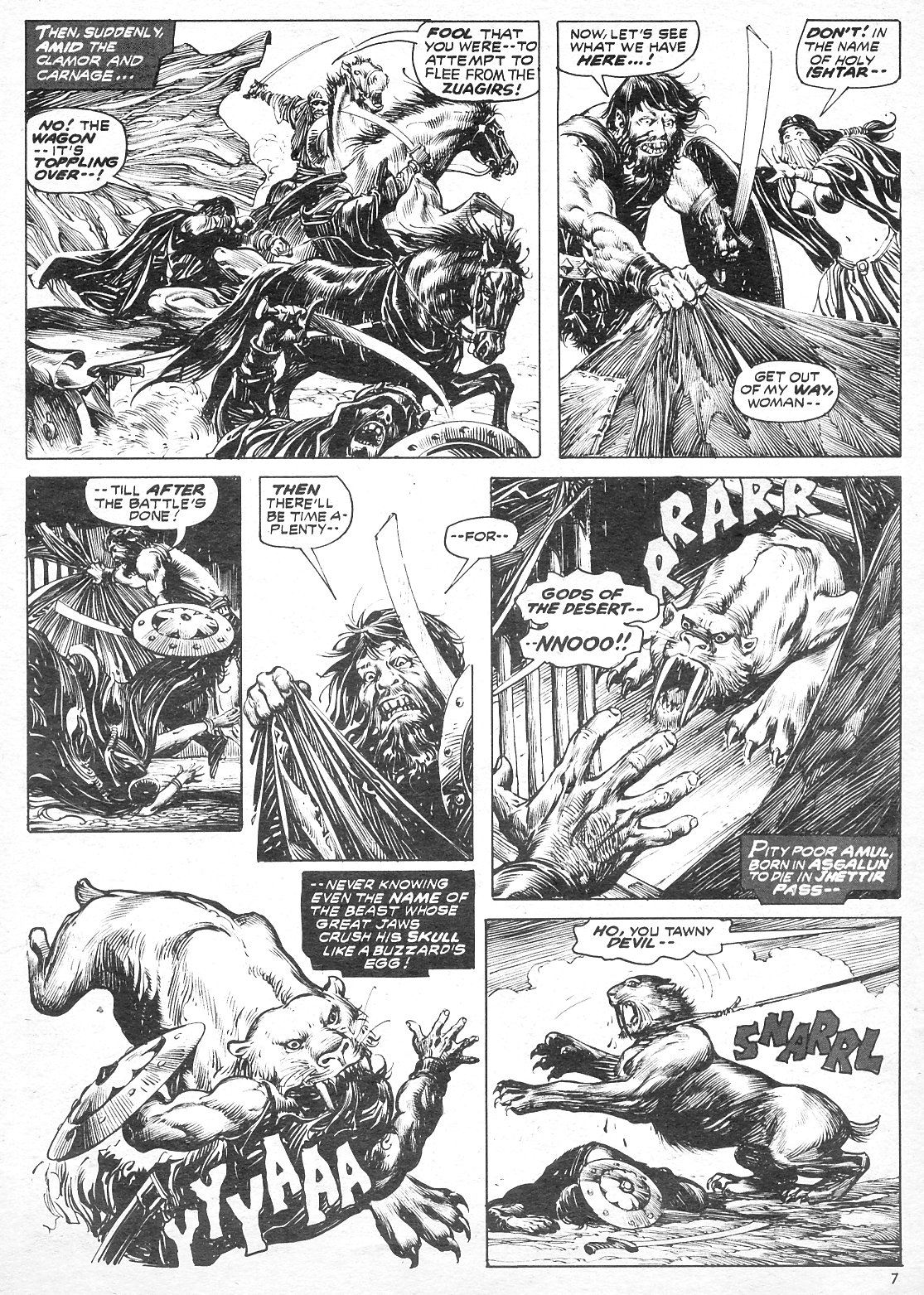 Read online The Savage Sword Of Conan comic -  Issue #7 - 7