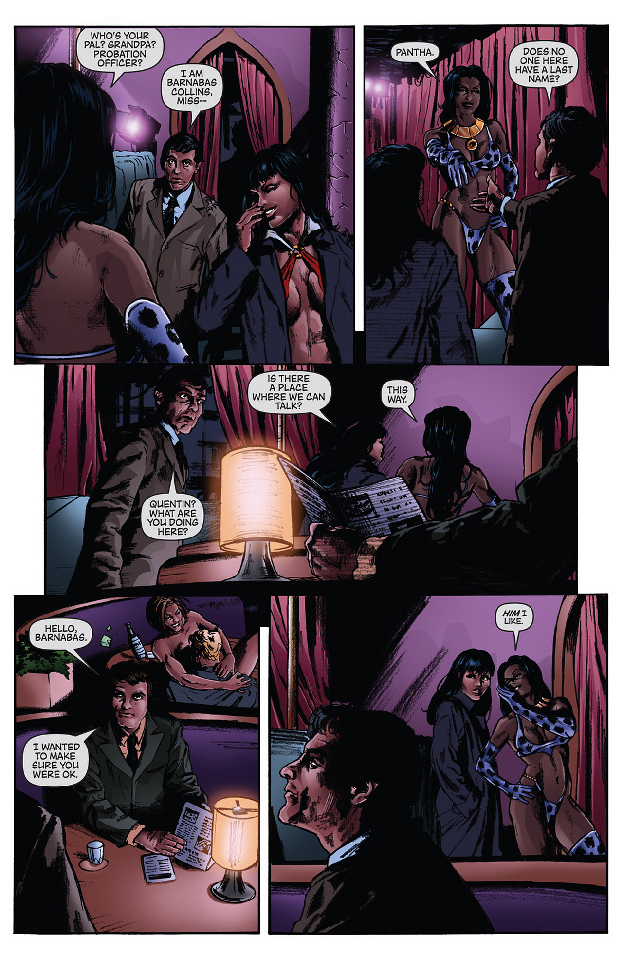Read online Dark Shadows/Vampirella comic -  Issue #2 - 15