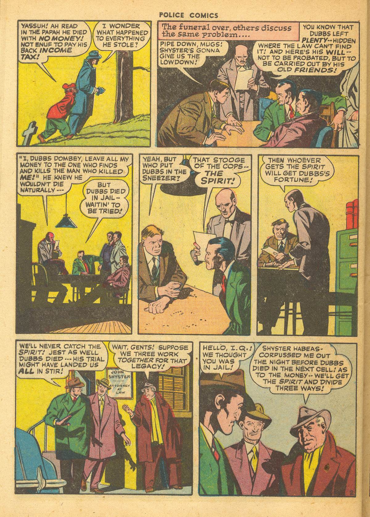 Read online Police Comics comic -  Issue #64 - 52