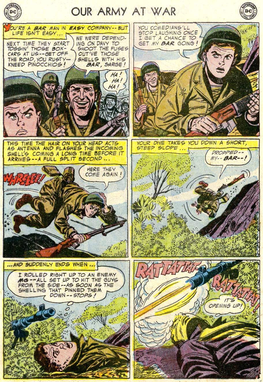 Read online Our Army at War (1952) comic -  Issue #33 - 5