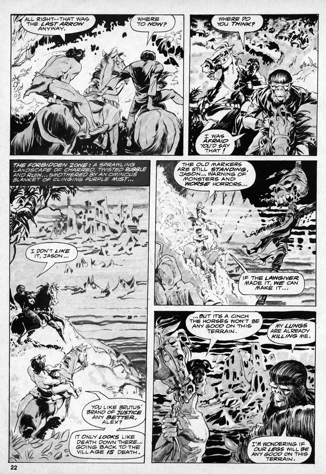 Read online Planet of the Apes comic -  Issue #2 - 21