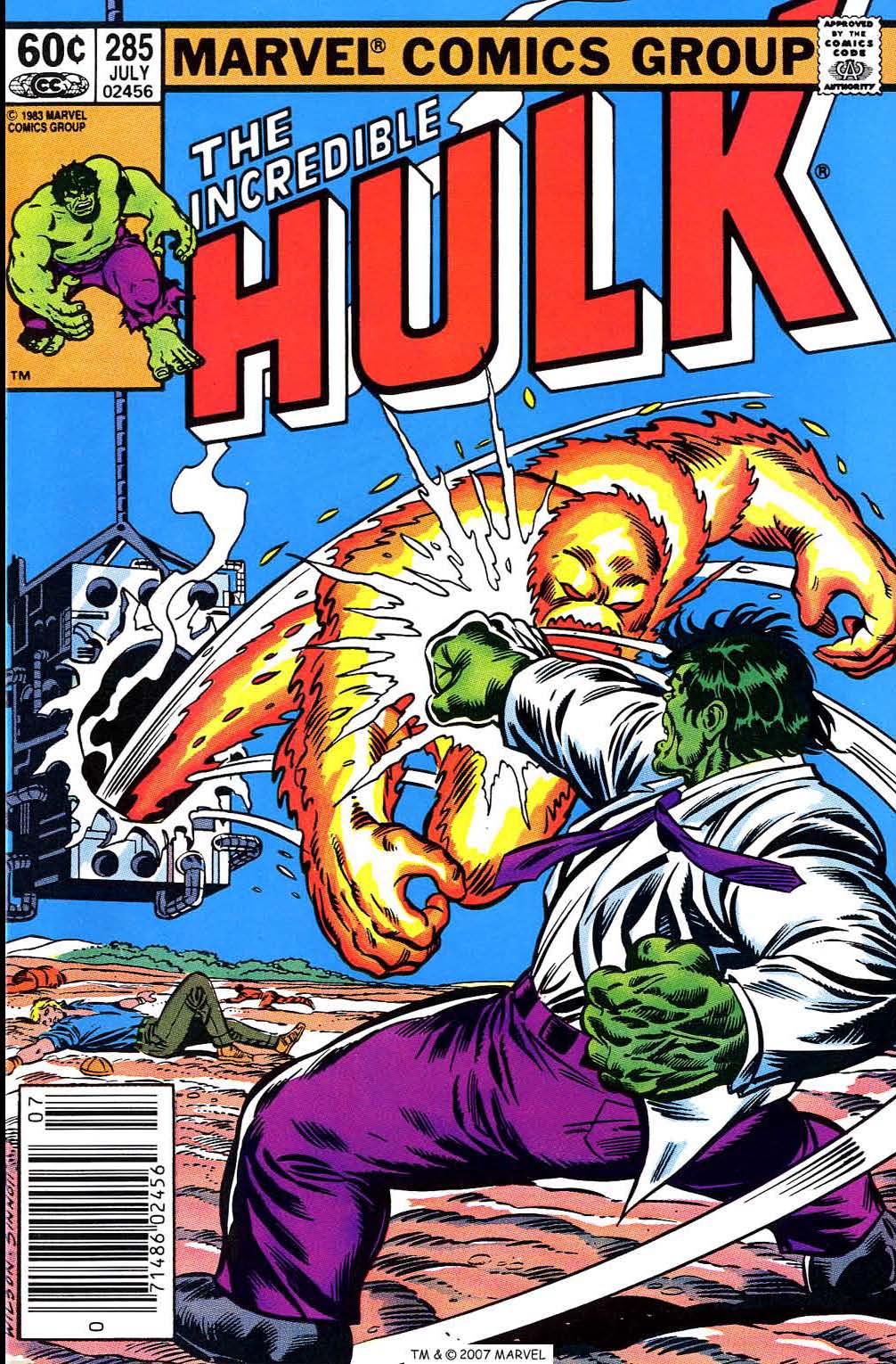Read online The Incredible Hulk (1968) comic -  Issue #285 - 1