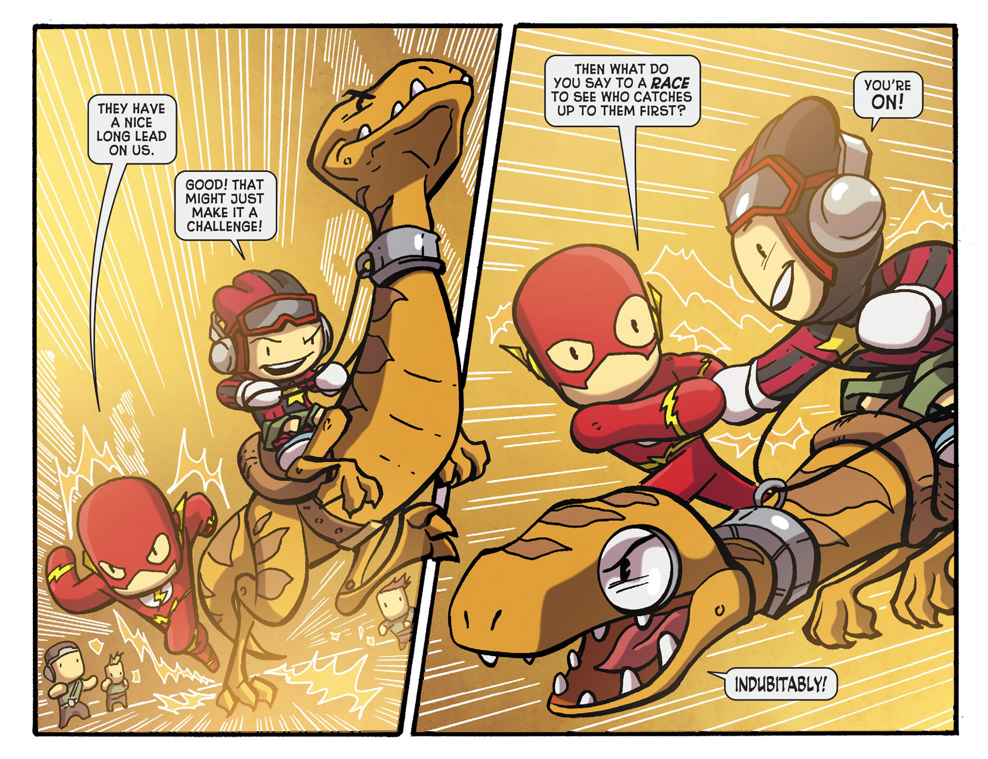 Read online Scribblenauts Unmasked: A Crisis of Imagination comic -  Issue #8 - 21