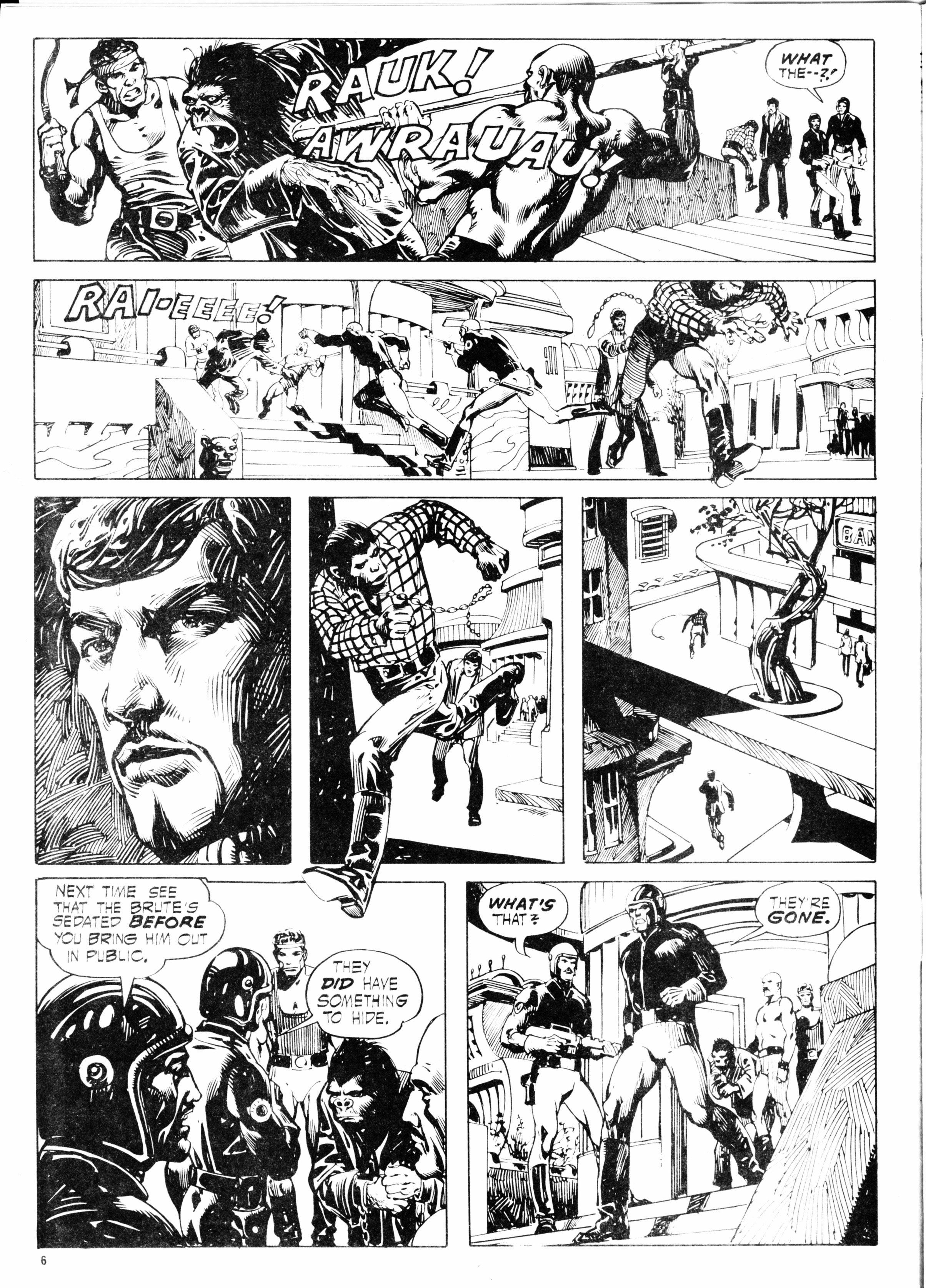 Read online Planet of the Apes (1974) comic -  Issue #65 - 6