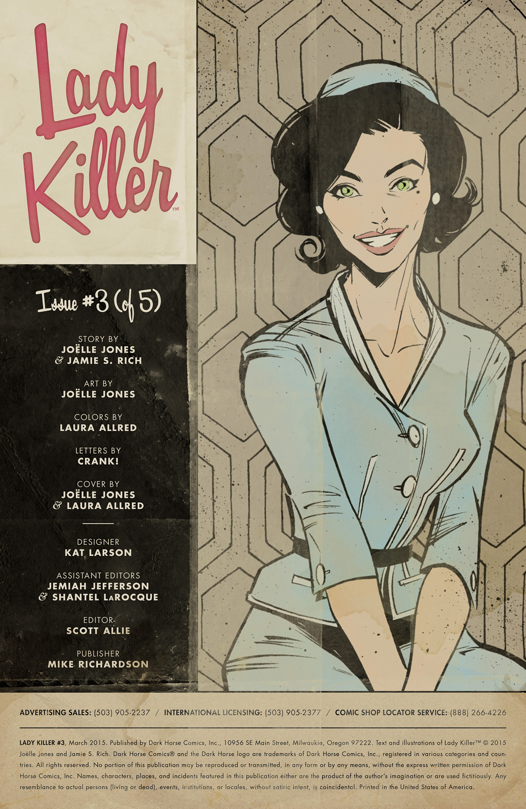 Read online Lady Killer comic -  Issue #3 - 2