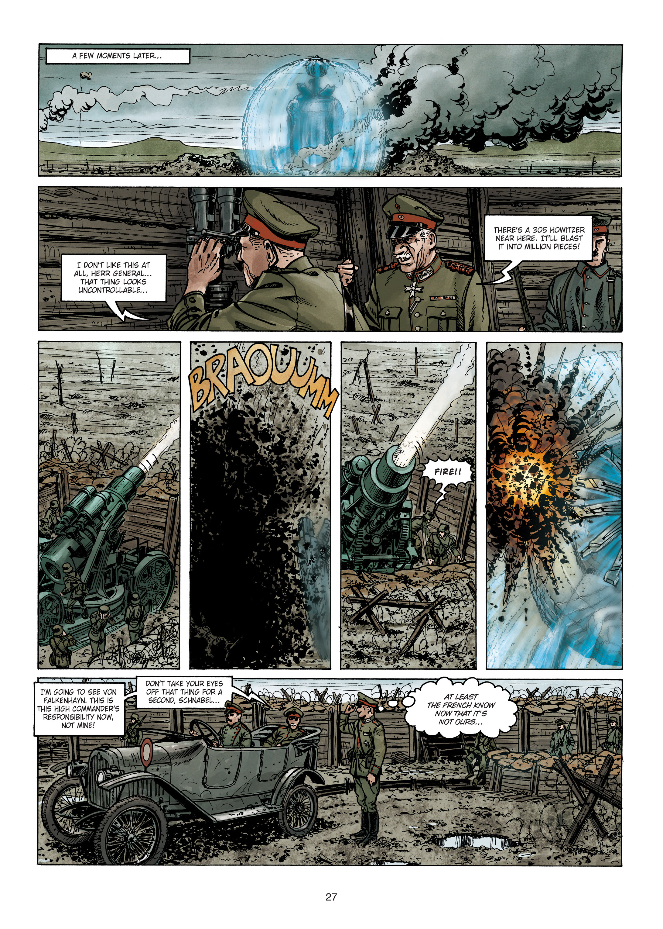 Read online War of the World War One Vol. 1: The Thing Below the Trenches comic -  Issue # Full - 27