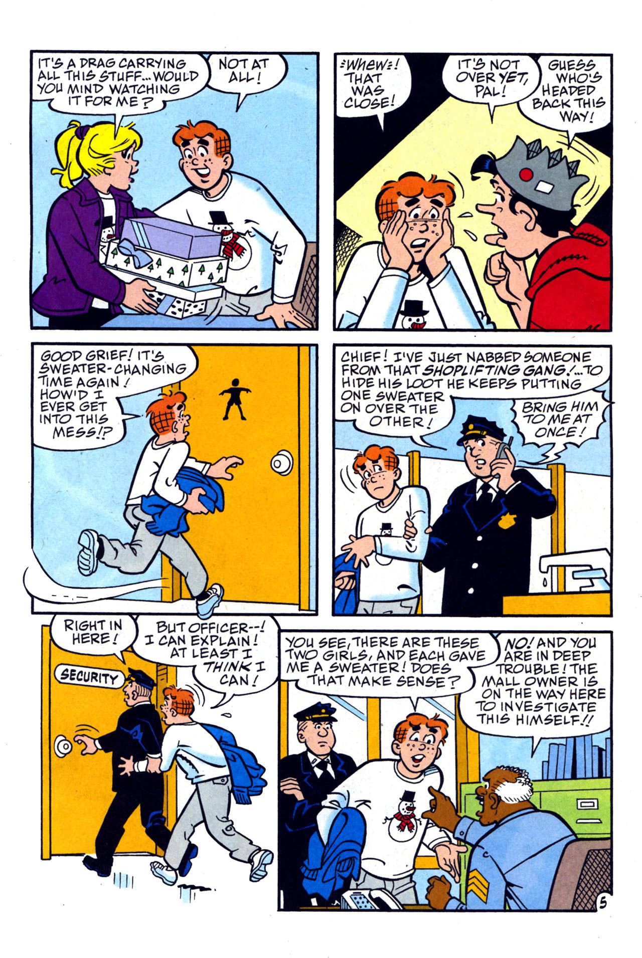 Read online Archie (1960) comic -  Issue #580 - 6