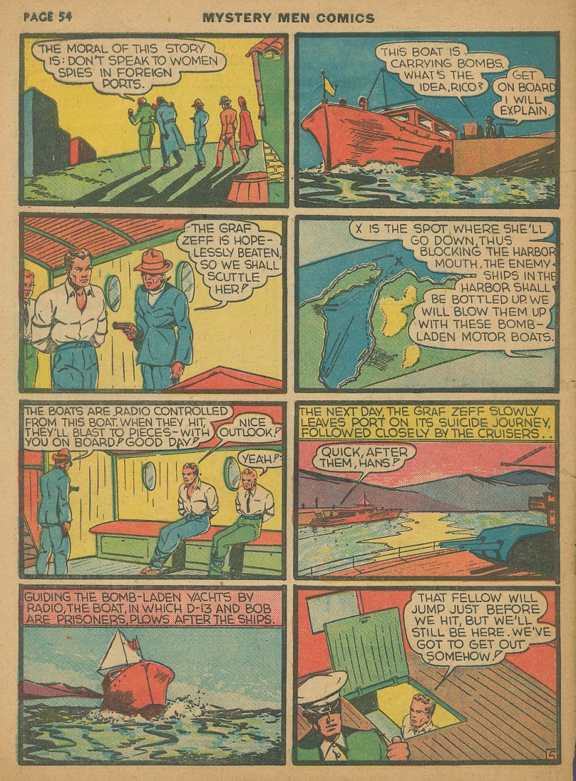 Read online Mystery Men Comics comic -  Issue #12 - 56