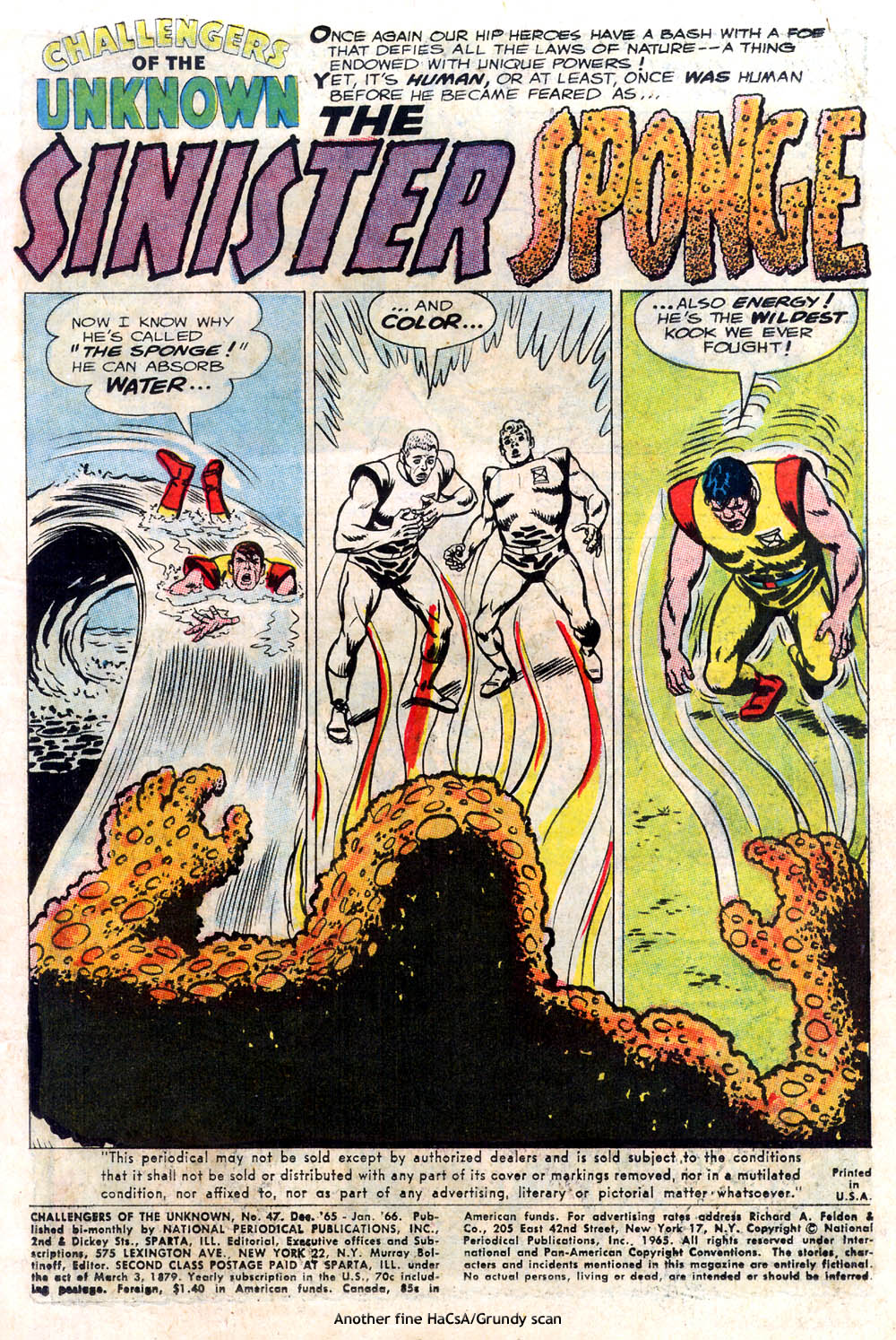 Read online Challengers of the Unknown (1958) comic -  Issue #47 - 2