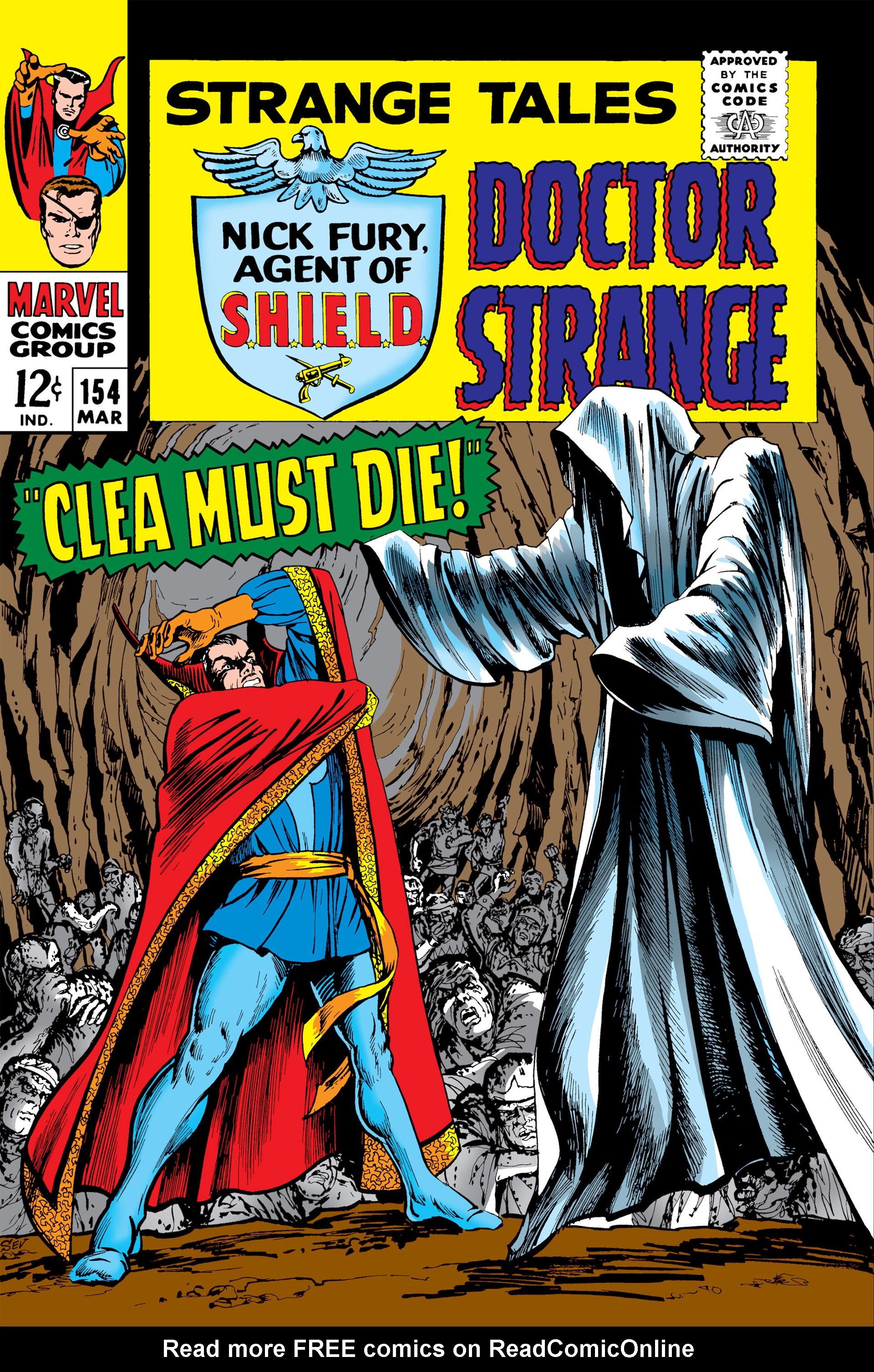 Read online Strange Tales (1951) comic -  Issue #154 - 1