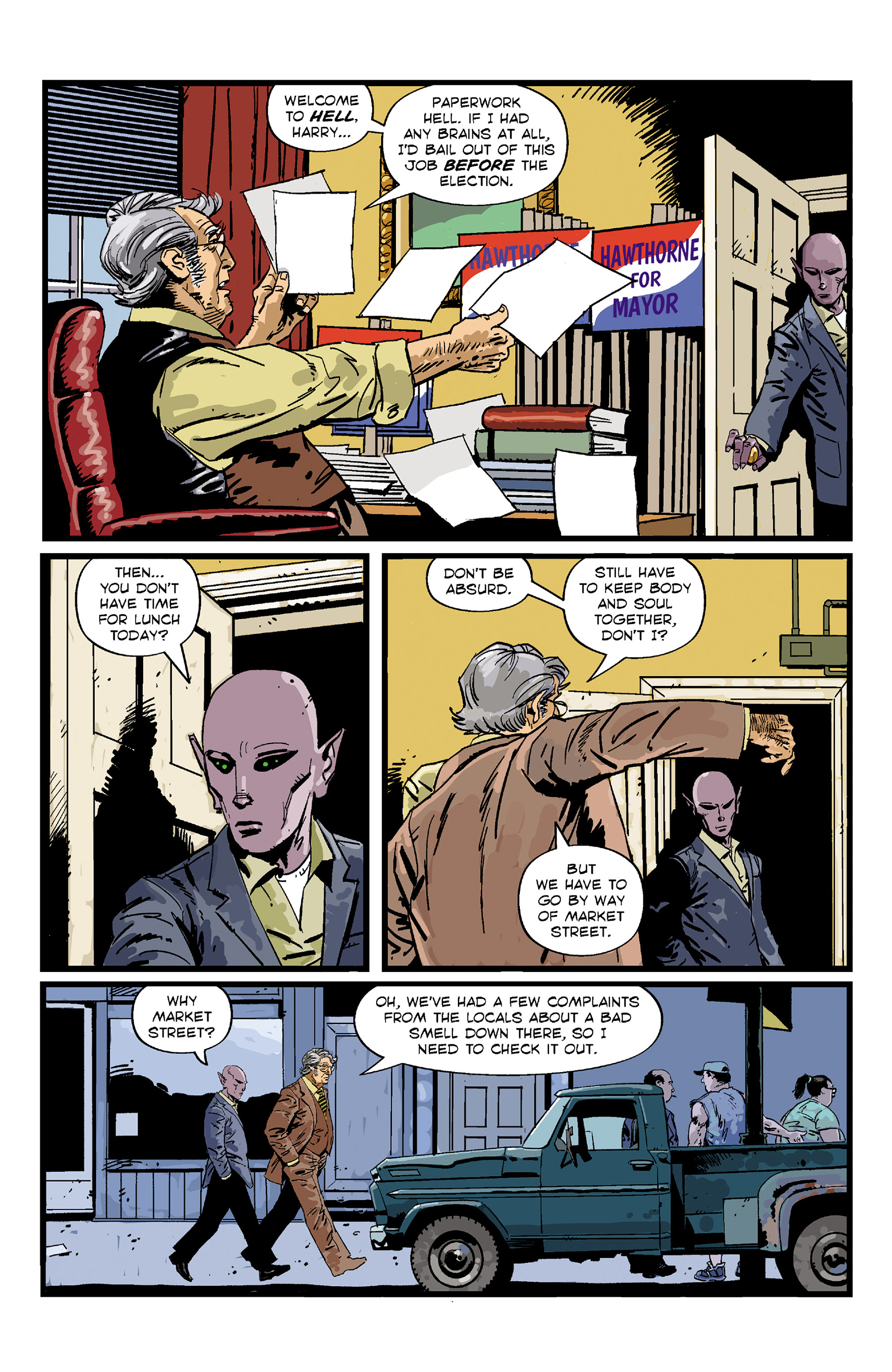 Read online Resident Alien: The Man With No Name comic -  Issue #1 - 6