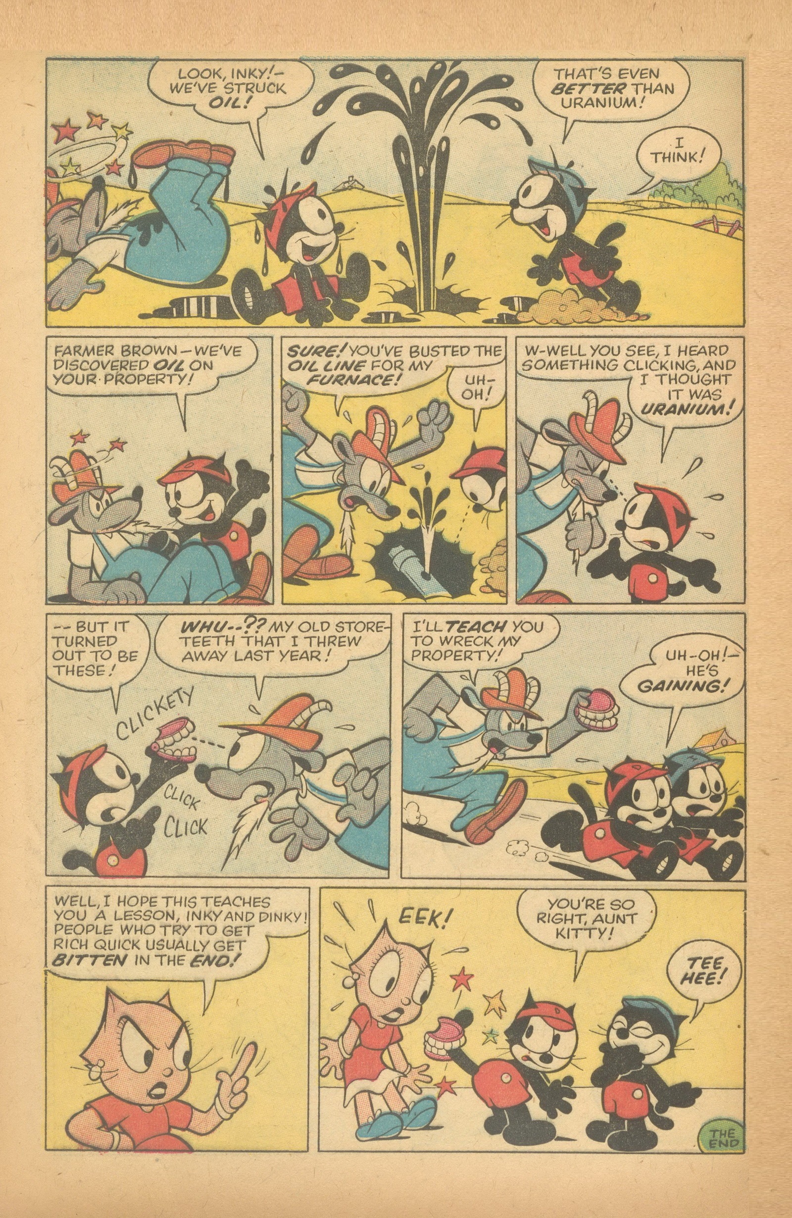 Read online Felix the Cat (1955) comic -  Issue #76 - 32