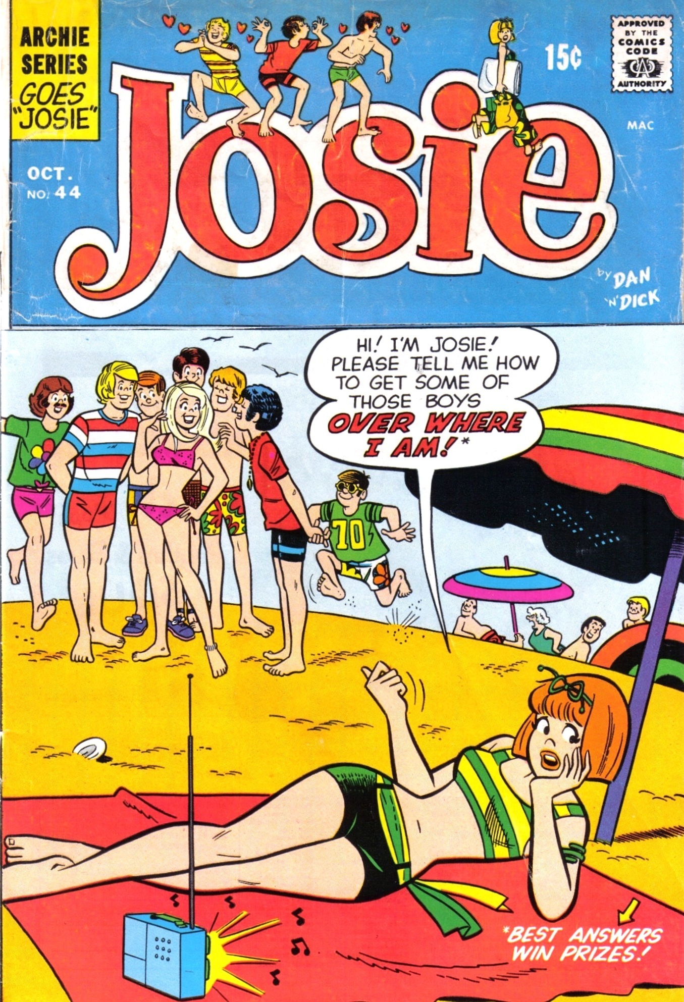 Read online Josie comic -  Issue #44 - 1