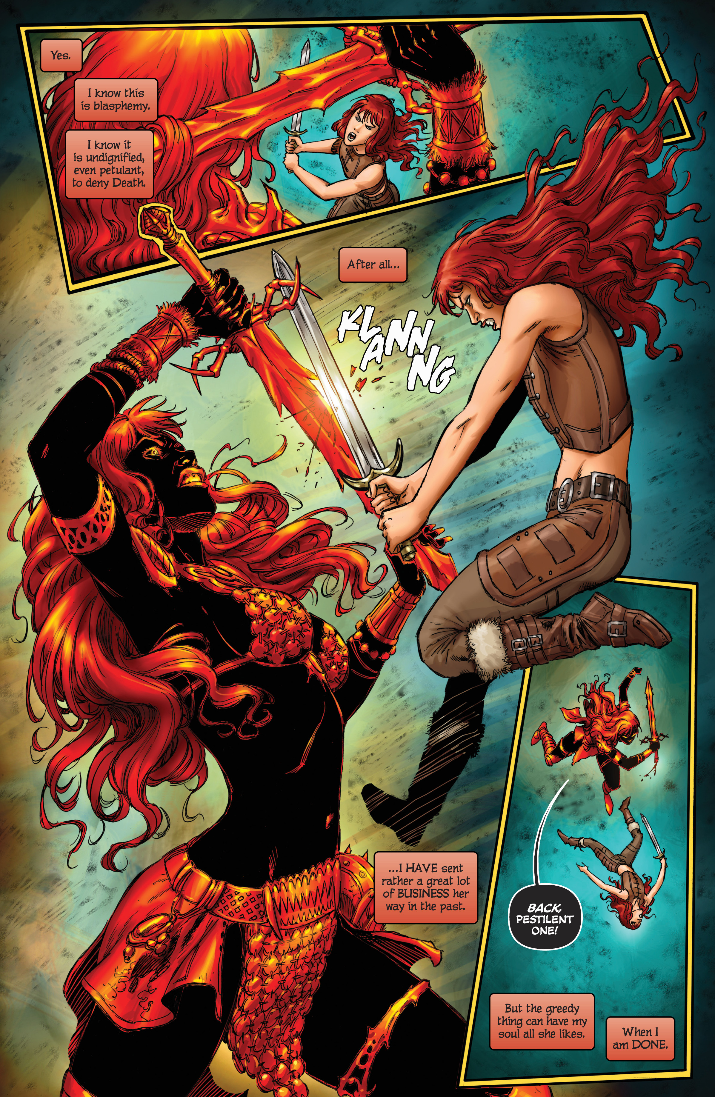 Read online Red Sonja (2013) comic -  Issue # _TPB Complete Gail Simone Red Sonja Omnibus (Part 4) - 92