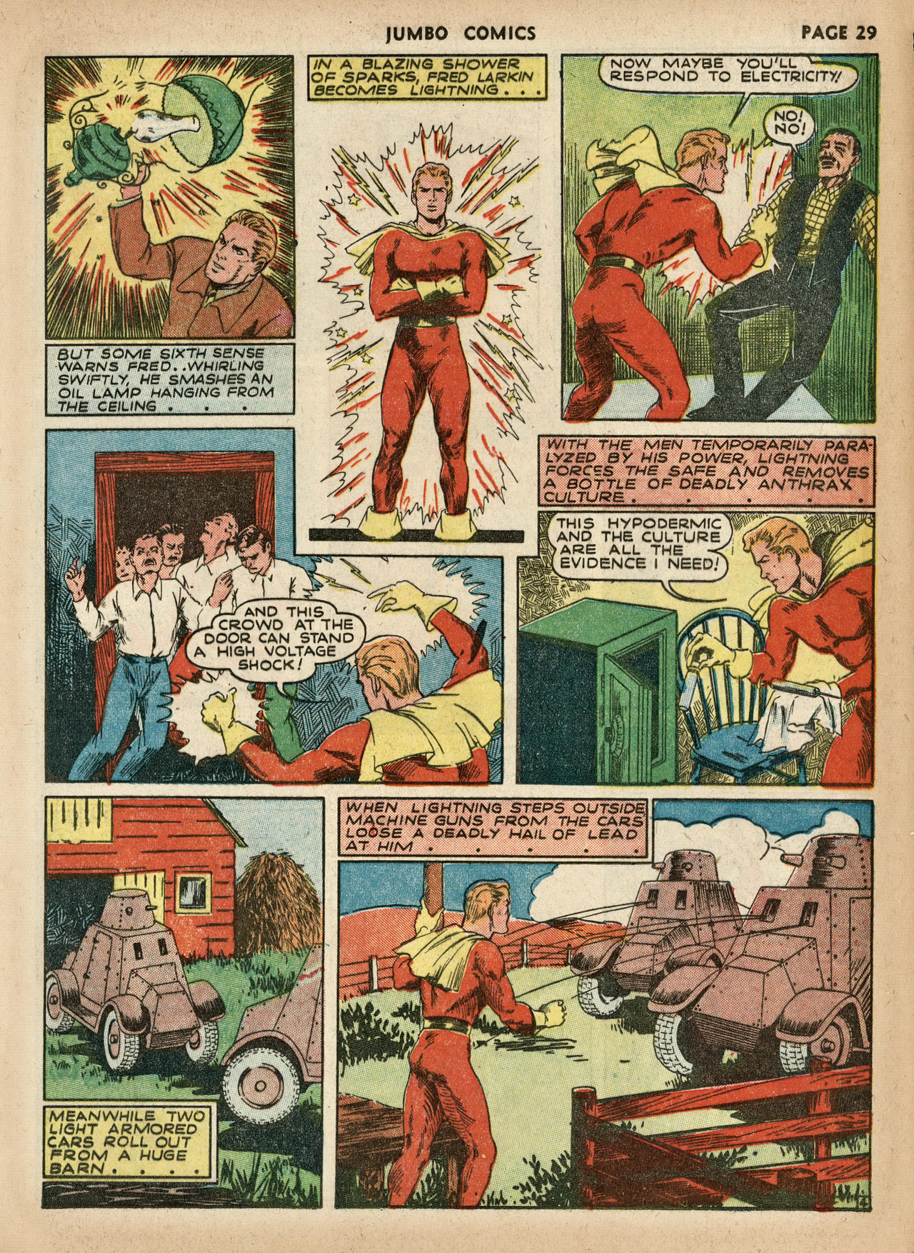 Read online Jumbo Comics comic -  Issue #31 - 31