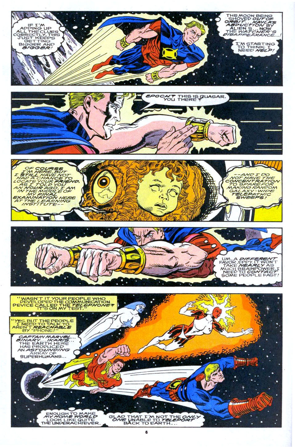 Read online Quasar comic -  Issue #54 - 6