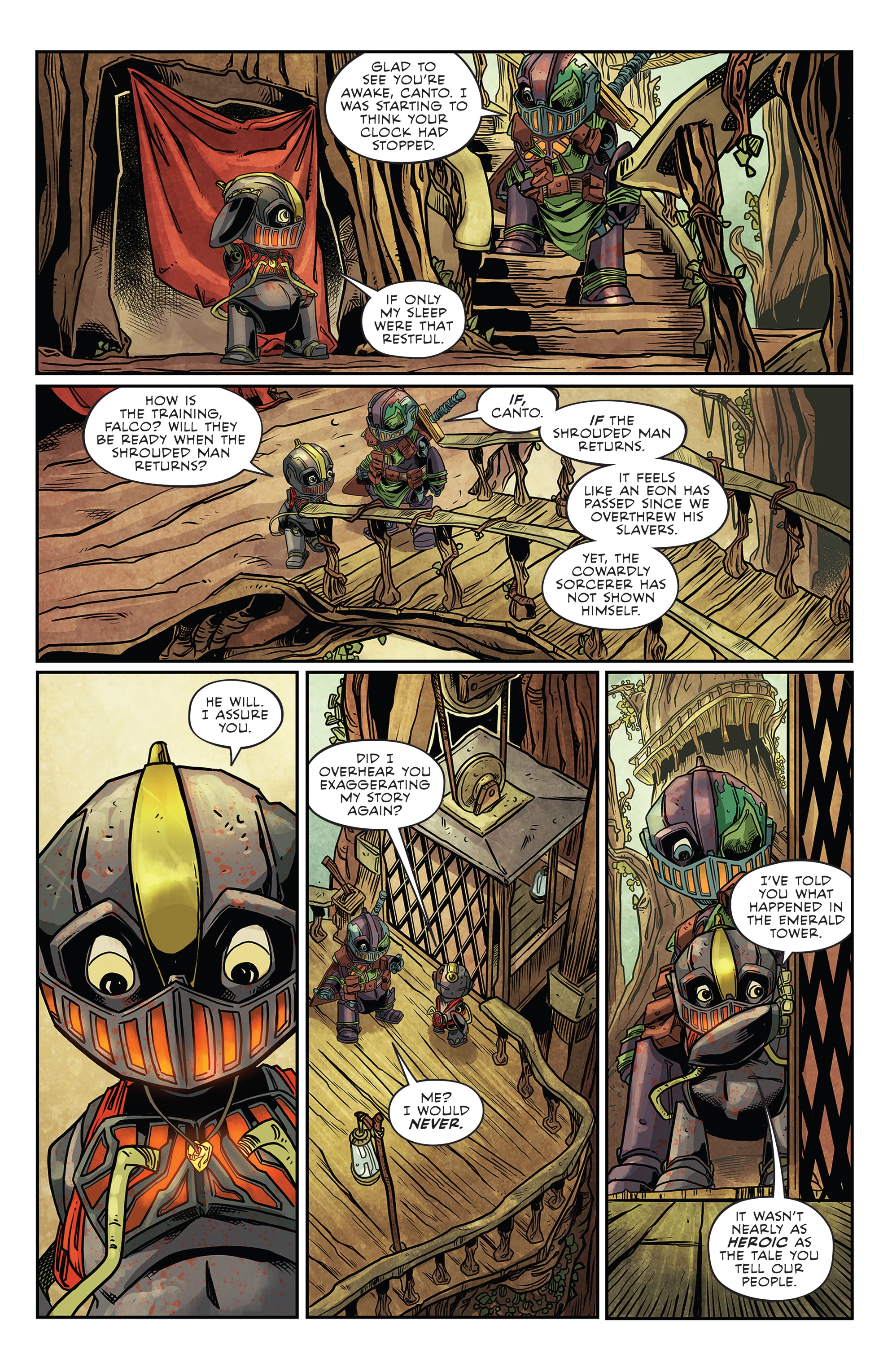 Read online Canto II: The Hollow Men comic -  Issue #1 - 8