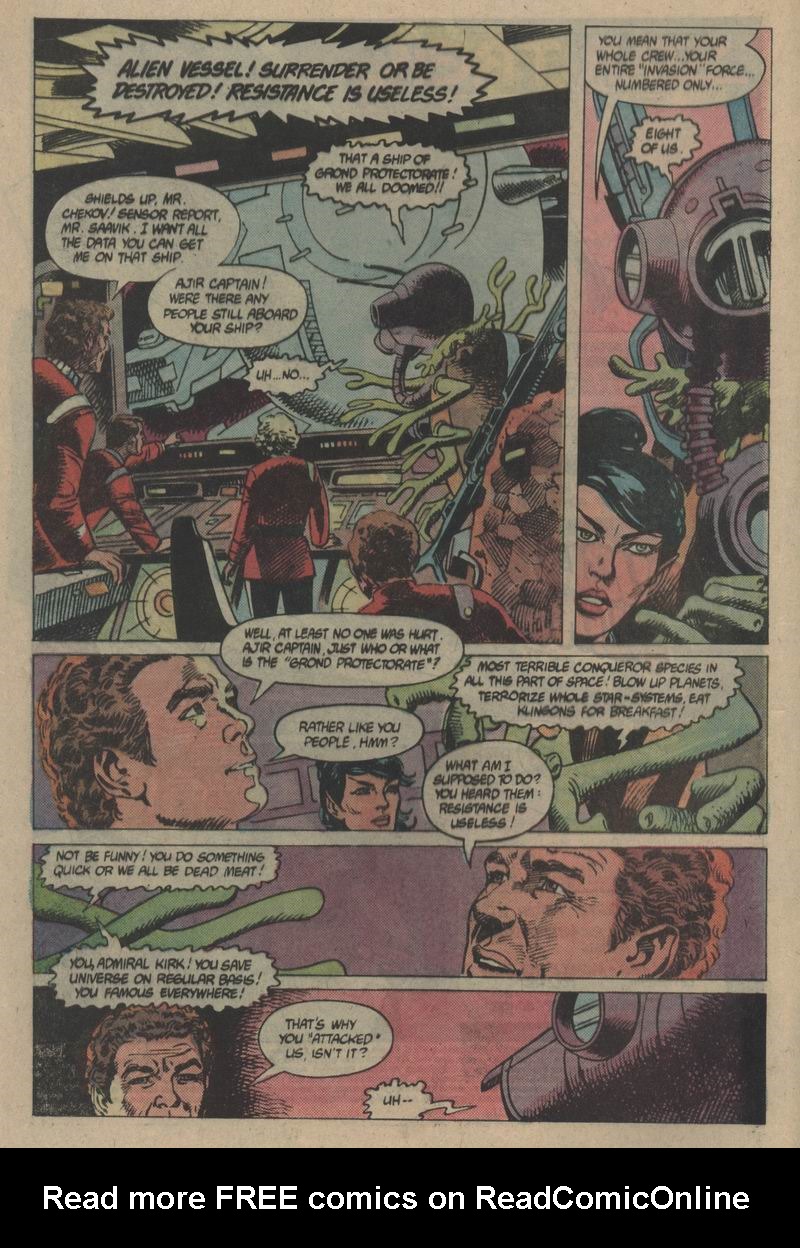 Read online Star Trek (1984) comic -  Issue #25 - 3