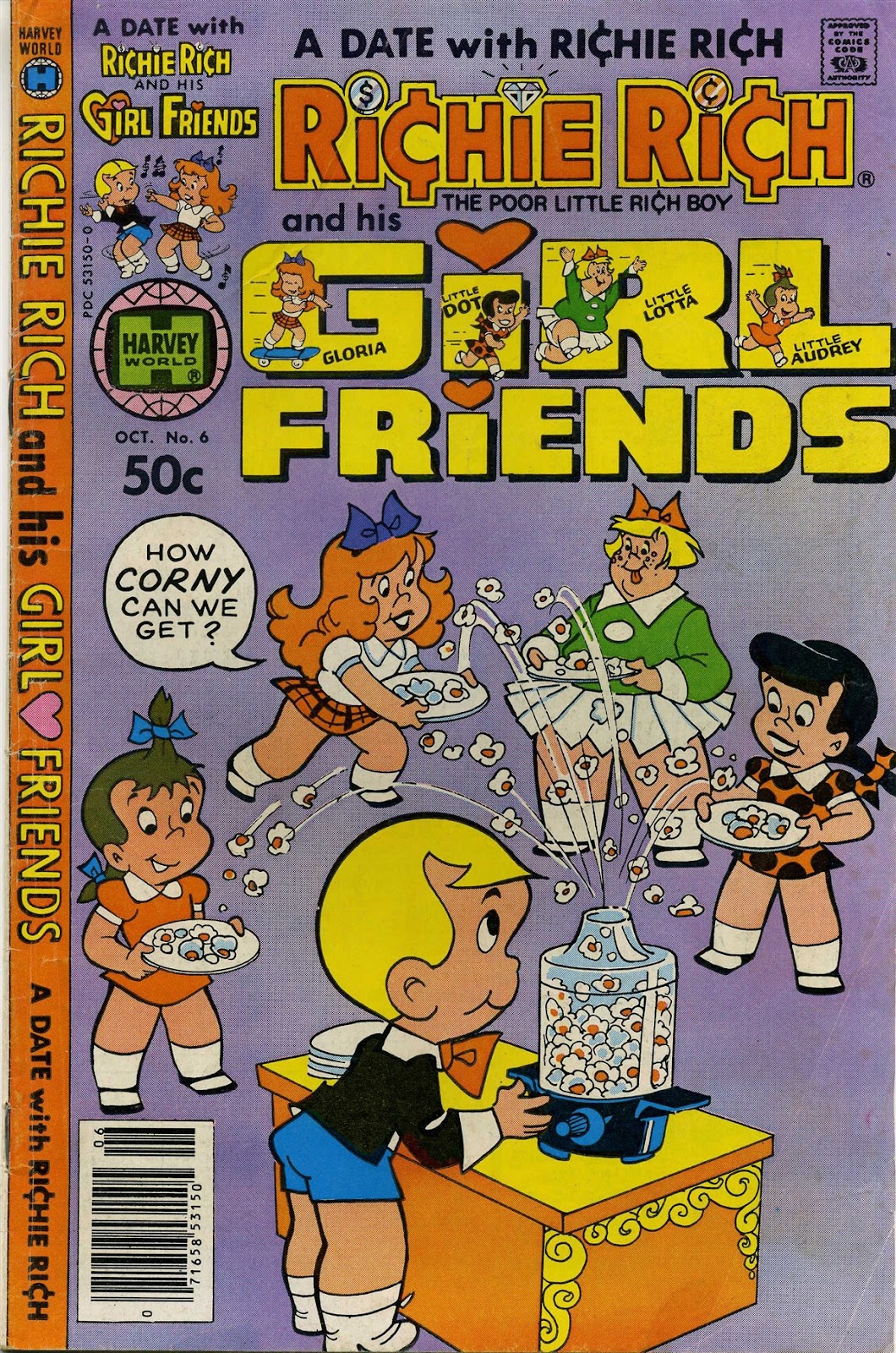 Read online Richie Rich & His Girl Friends comic - Issue #6.