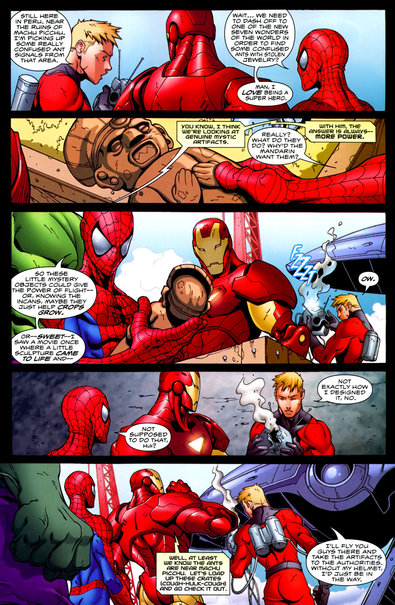 Read online Marvel Adventures: Iron Man, Hulk, and Spider-Man comic -  Issue # Full - 9