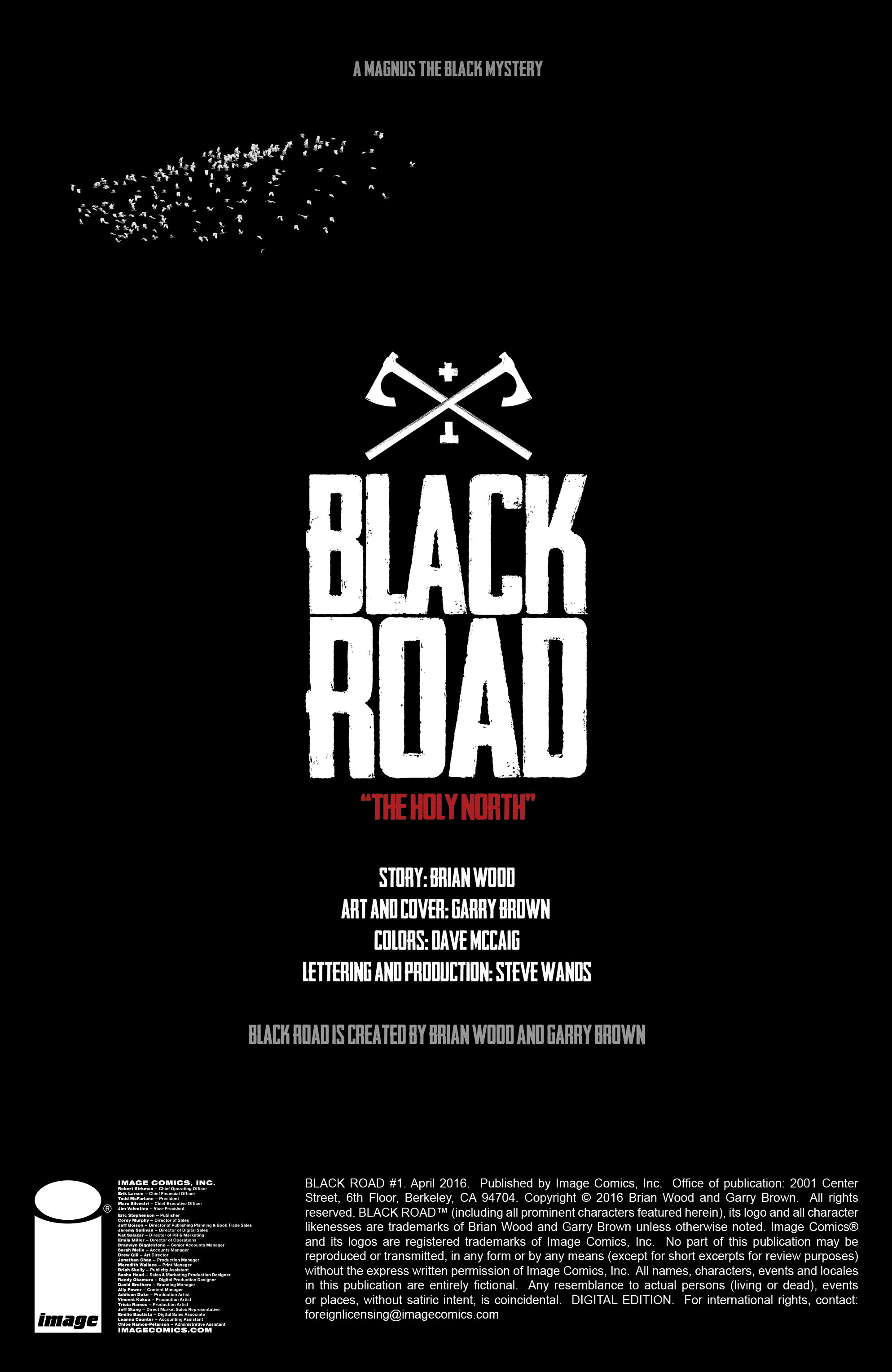 Read online Black Road comic -  Issue #1 - 2