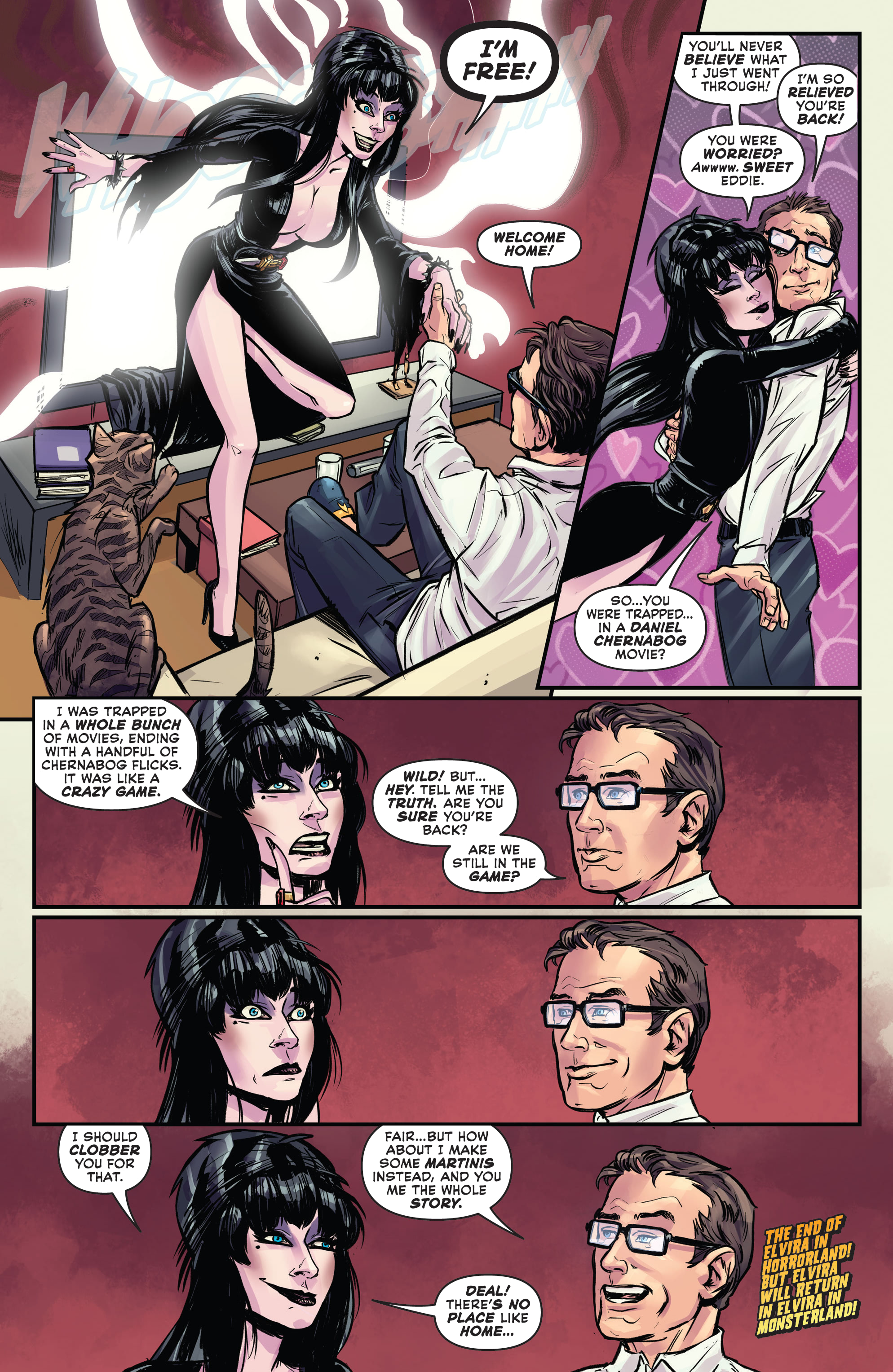 Read online Elvira in Horrorland comic -  Issue #5 - 25