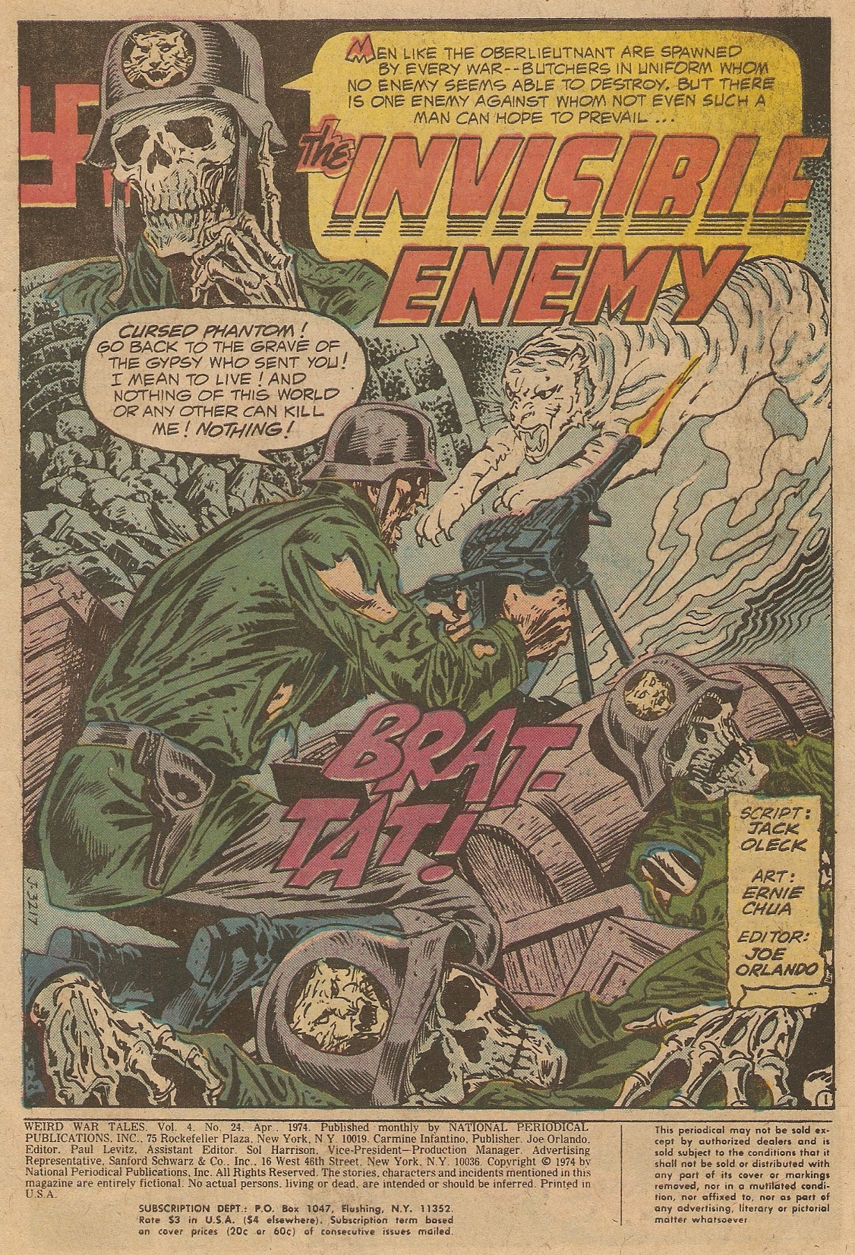 Read online Weird War Tales (1971) comic -  Issue #24 - 3