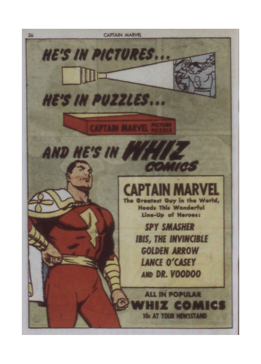 Read online Captain Marvel Adventures comic -  Issue #7 - 36