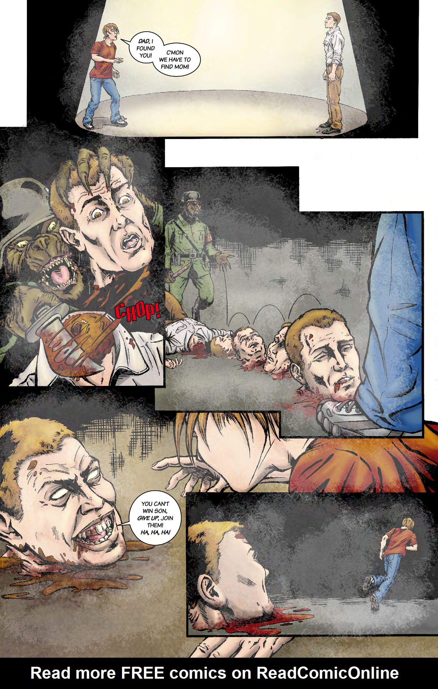 Read online Nazi Werewolves from Outer Space comic -  Issue #3 - 9