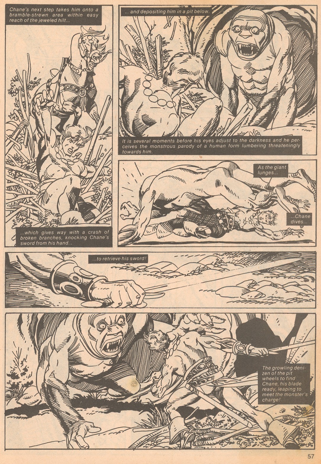 Read online The Savage Sword Of Conan comic -  Issue #64 - 57