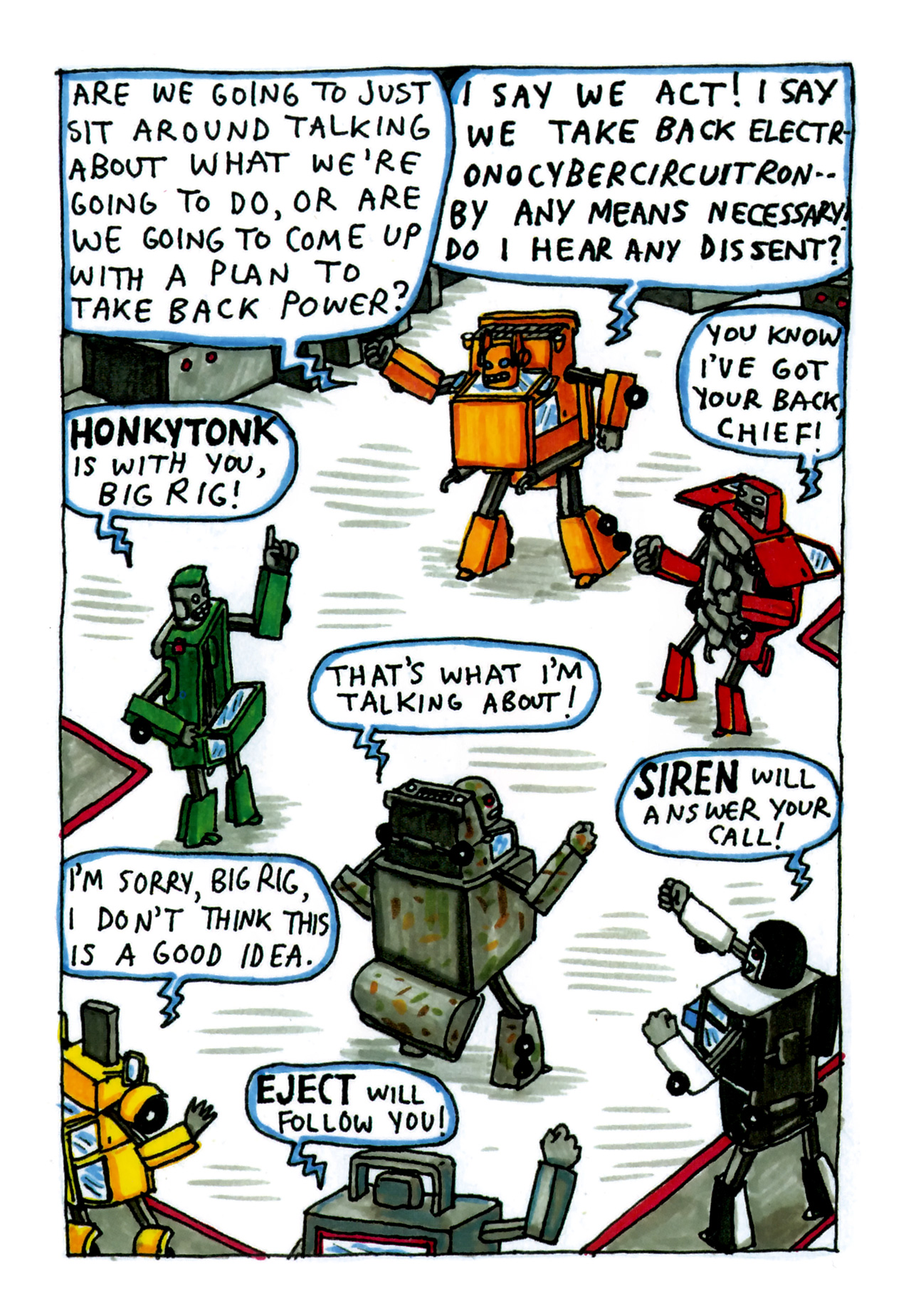 Read online Incredible Change-Bots comic -  Issue # TPB 1 - 16
