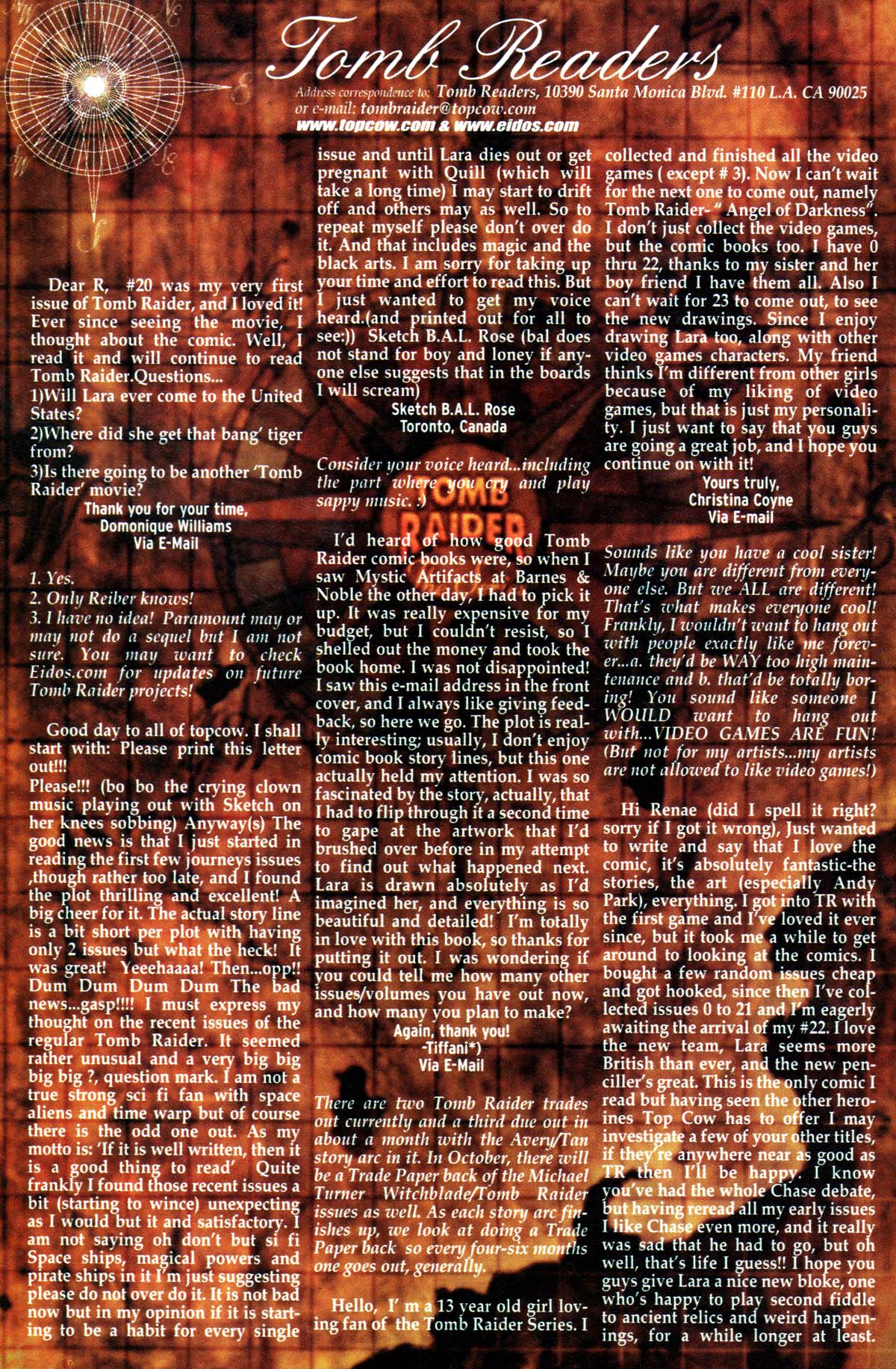 Read online Tomb Raider: The Series comic -  Issue #23 - 25