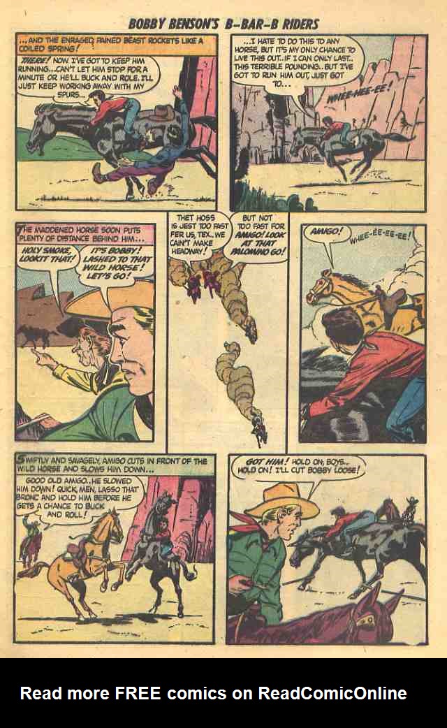 Read online Bobby Benson's B-Bar-B Riders comic -  Issue #5 - 31